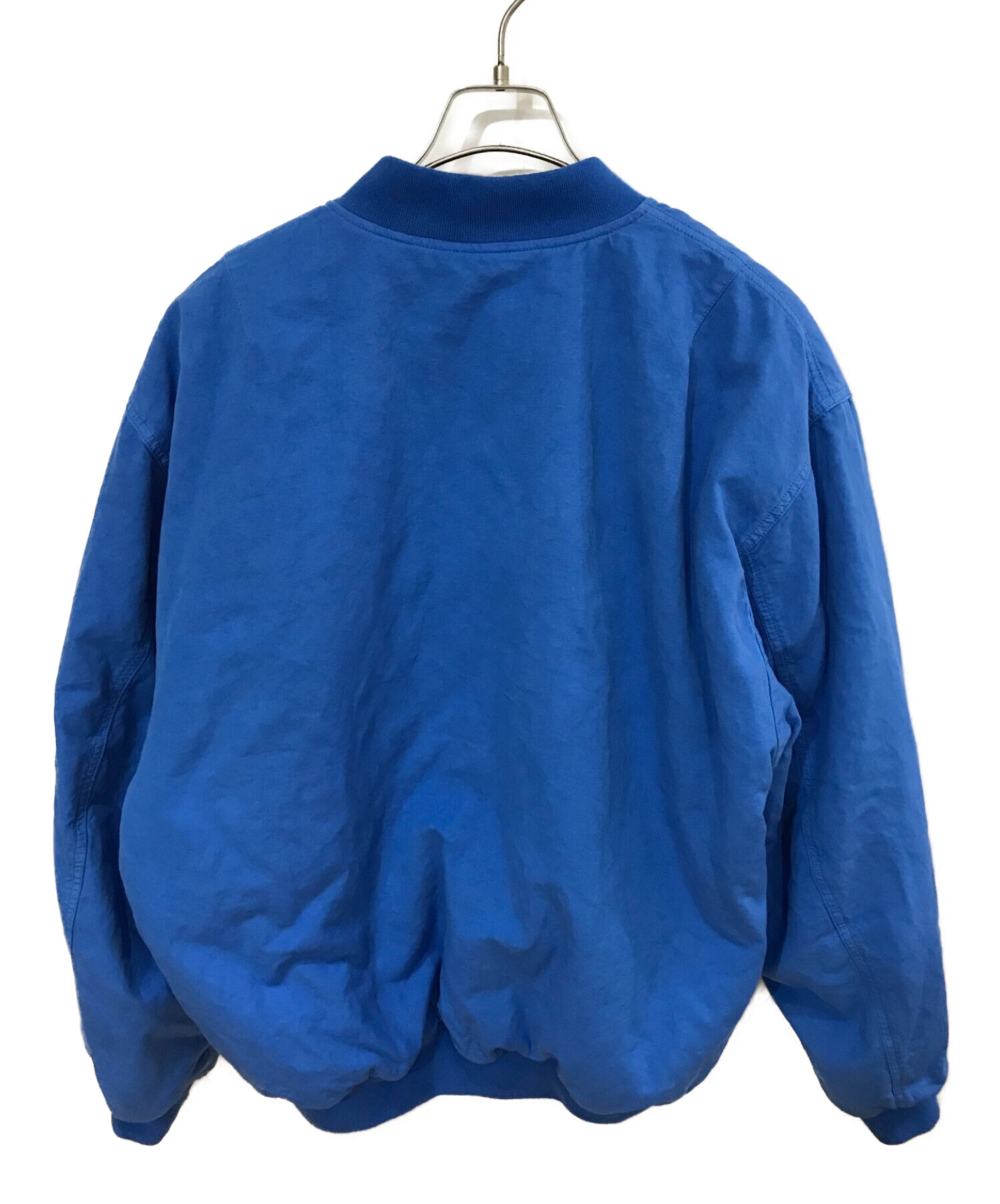 HERON PRESTON (ヘロンプレストン) MA-1ジャケット ブルー サイズ:M
