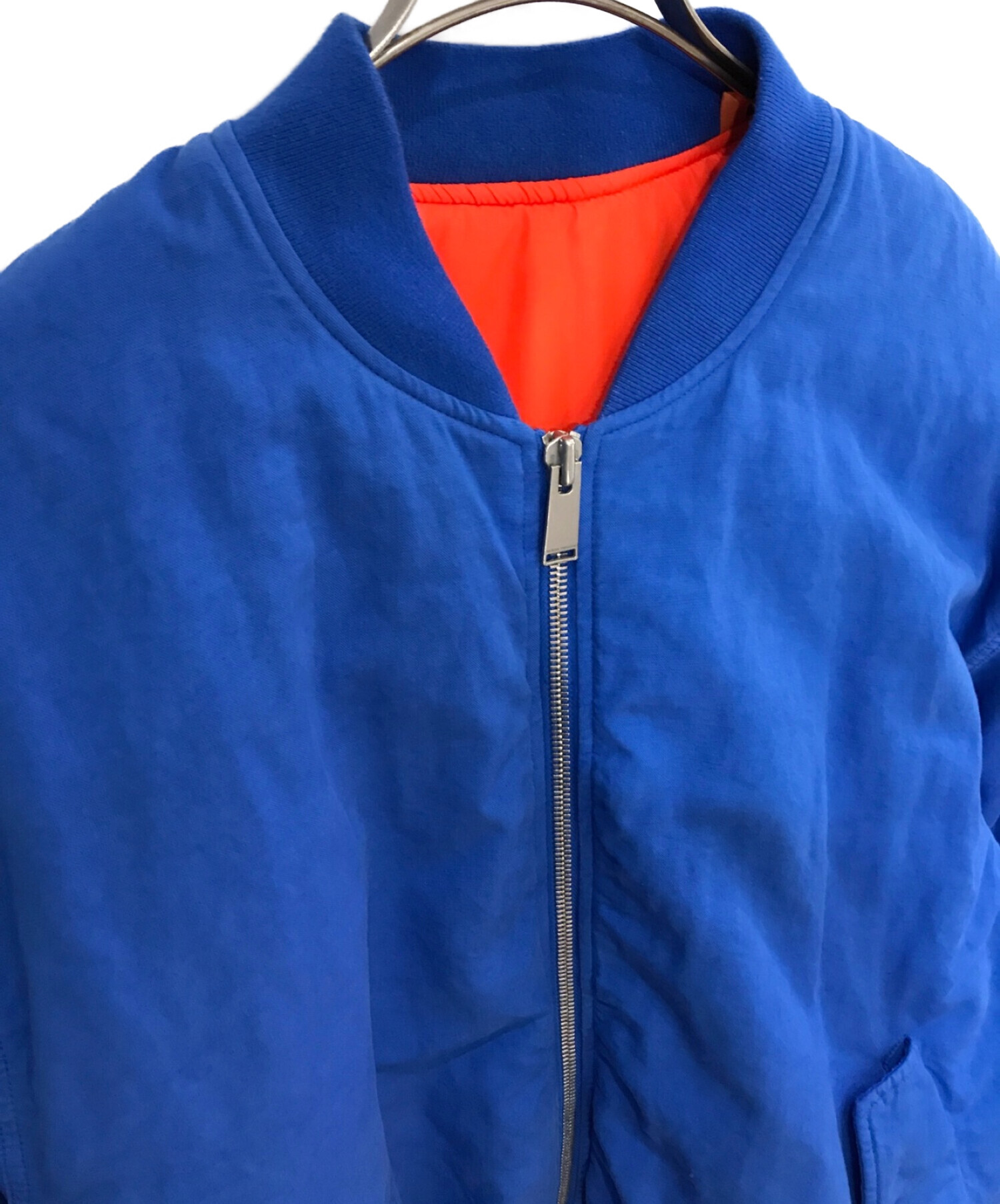 HERON PRESTON (ヘロンプレストン) MA-1ジャケット ブルー サイズ:M