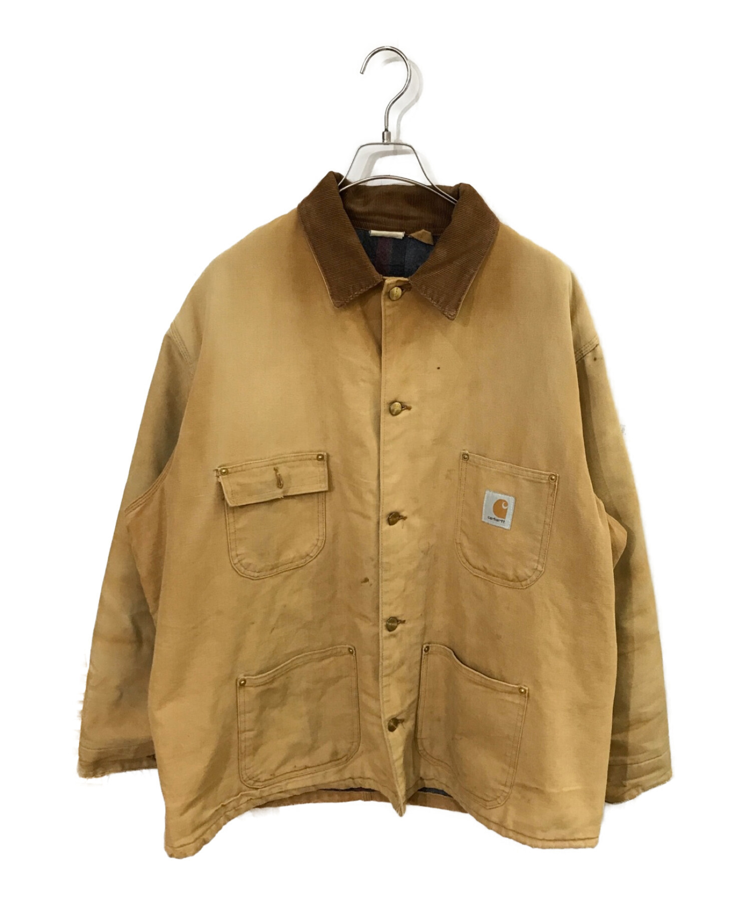 CarHartt (カーハート) ヴィンテージダックカバーオール ブラウン サイズ:48