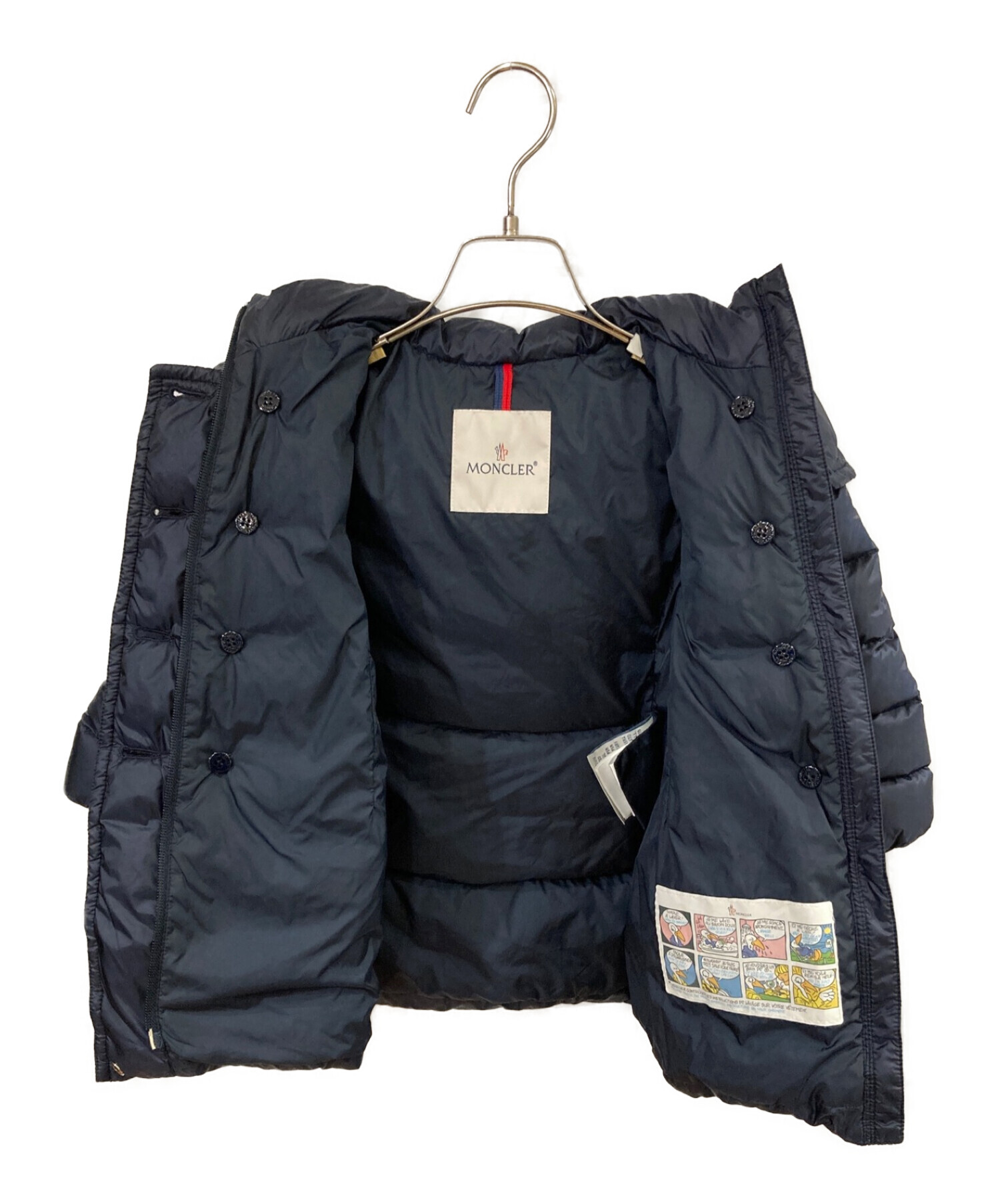 中古・古着通販】MONCLER (モンクレール) ダウンコート ネイビー