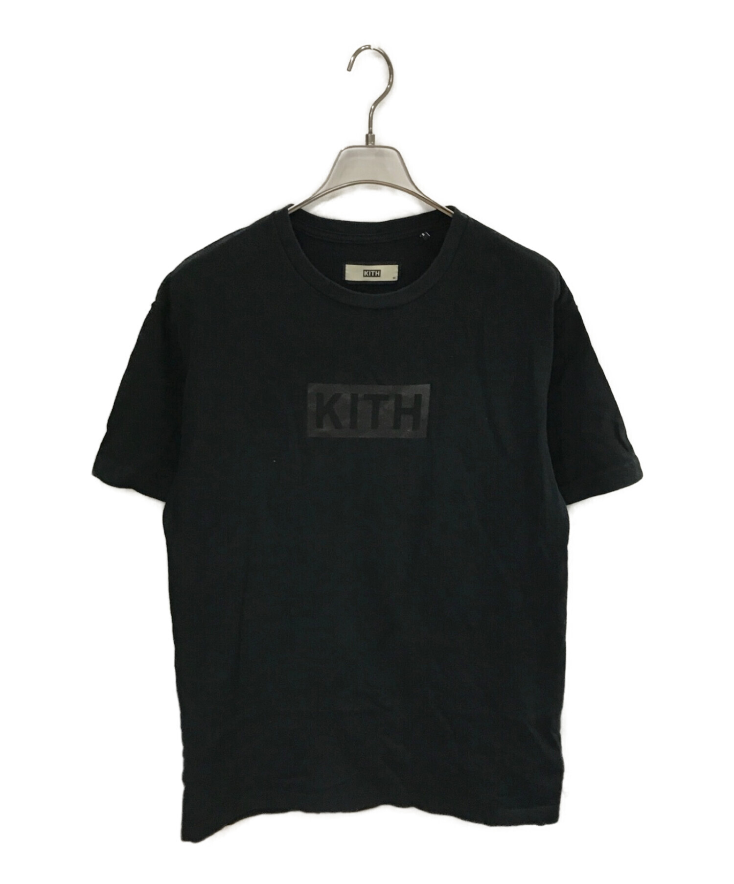 KITH (キス) ボックスロゴTシャツ ブラック サイズ:M
