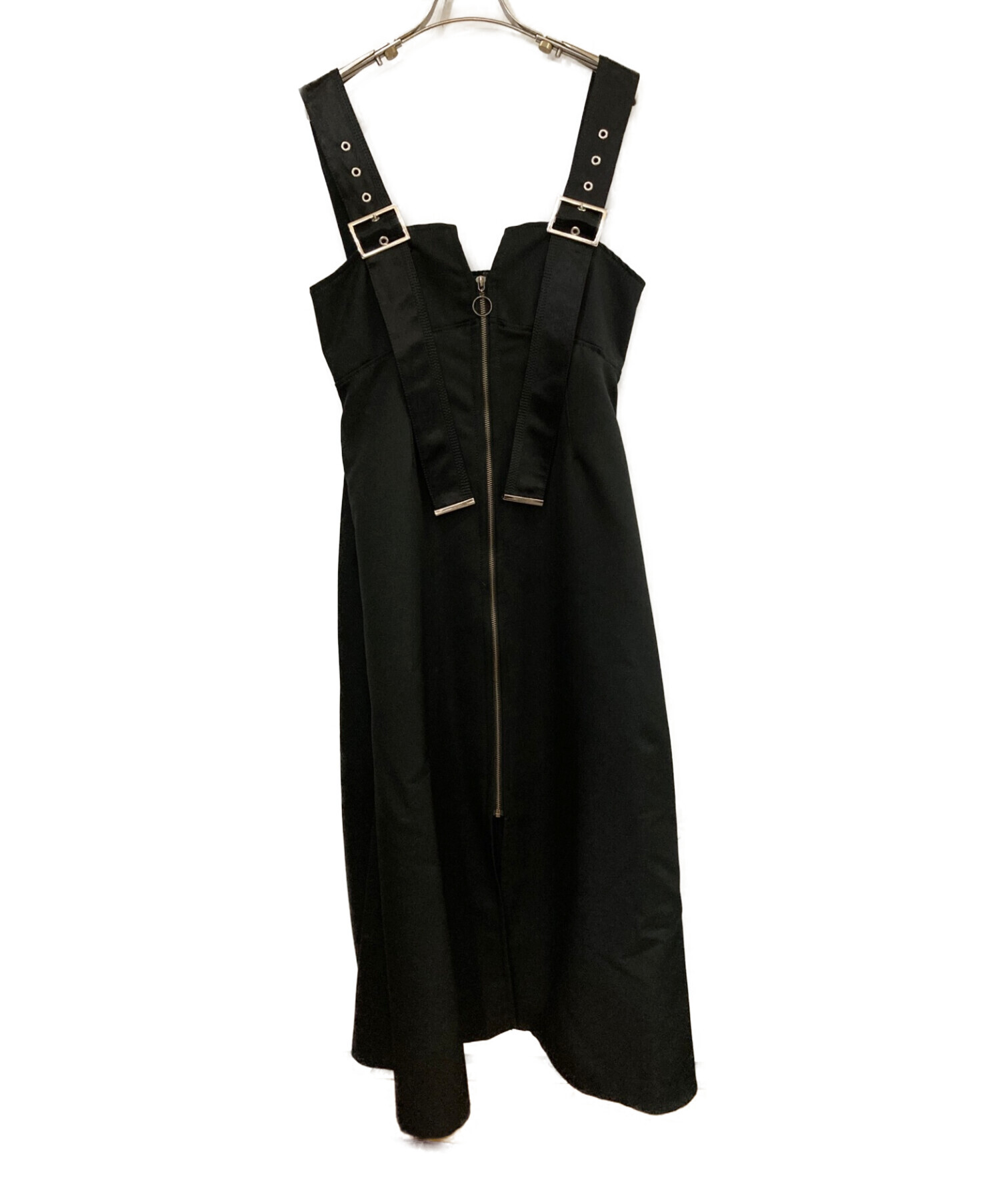 UNITED TOKYO (ユナイテッドトーキョー) ステッチワークジャンパースカート ブラック サイズ:1