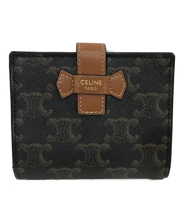 中古・古着通販】CELINE (セリーヌ) スモール ストラップウォレット ブラウン｜ブランド・古着通販 トレファク公式【TREFAC  FASHION】スマホサイト