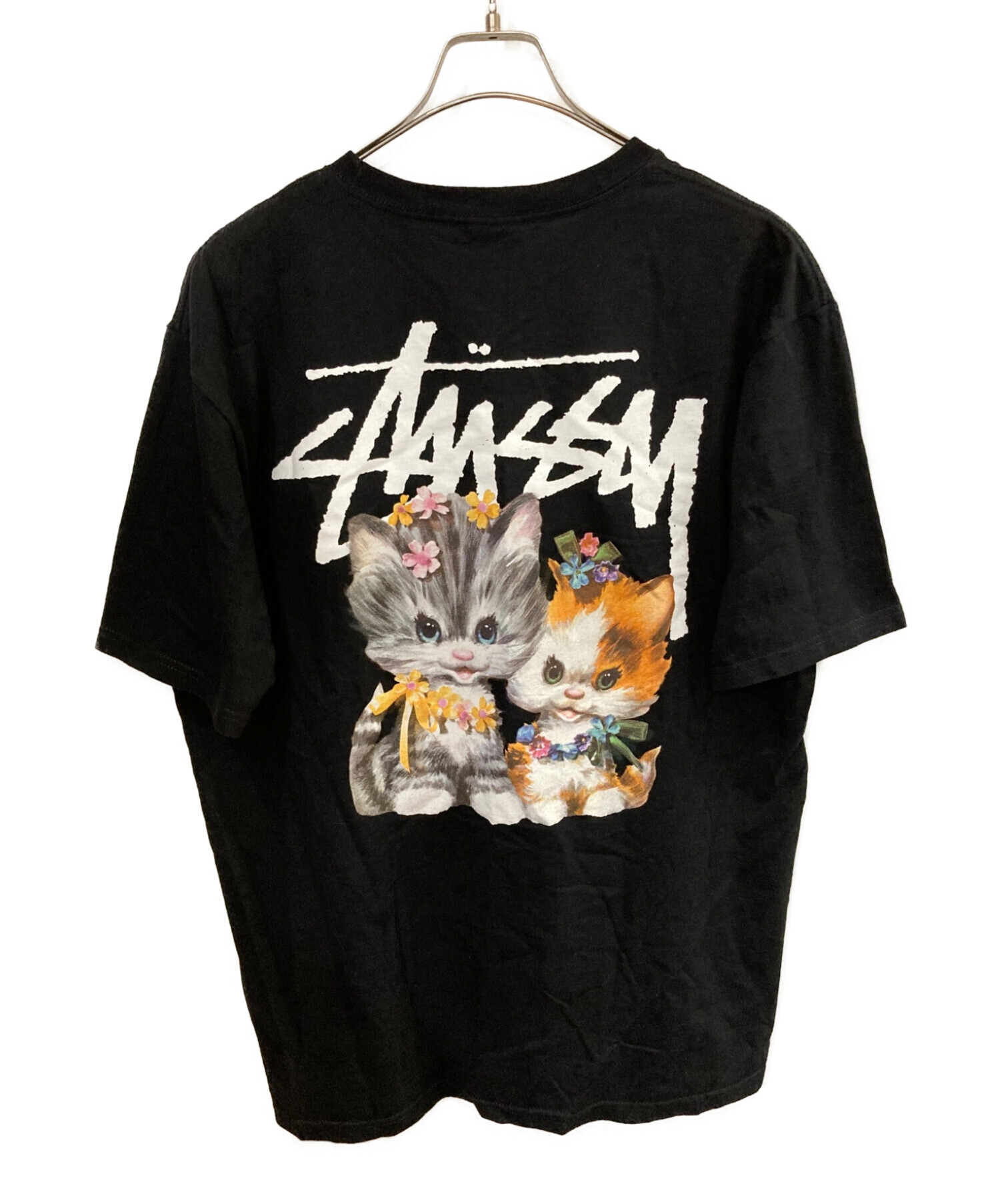 中古・古着通販】stussy (ステューシー) KITTENS TEE ブラック サイズ