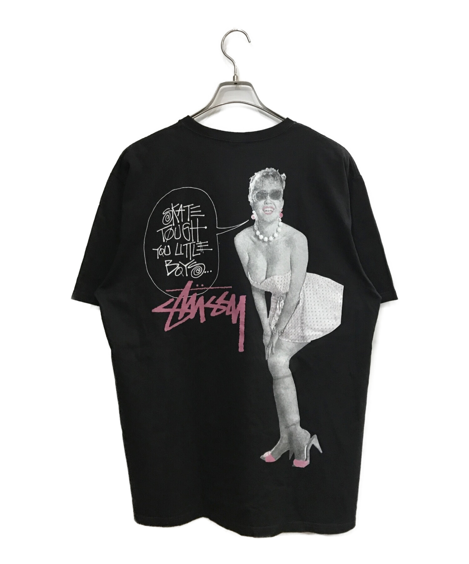 中古・古着通販】stussy (ステューシー) UNIVERSE TEE ブラック サイズ