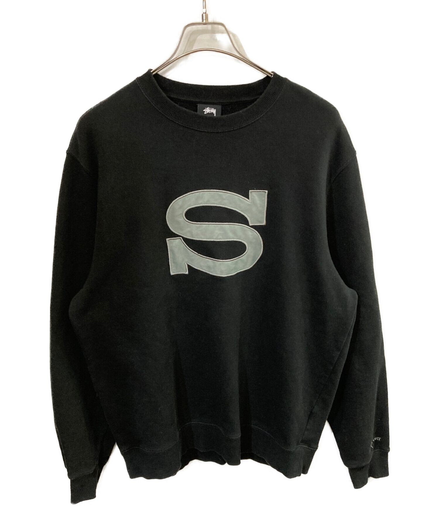 stussy (ステューシー) S APP CREW ブラック サイズ:M