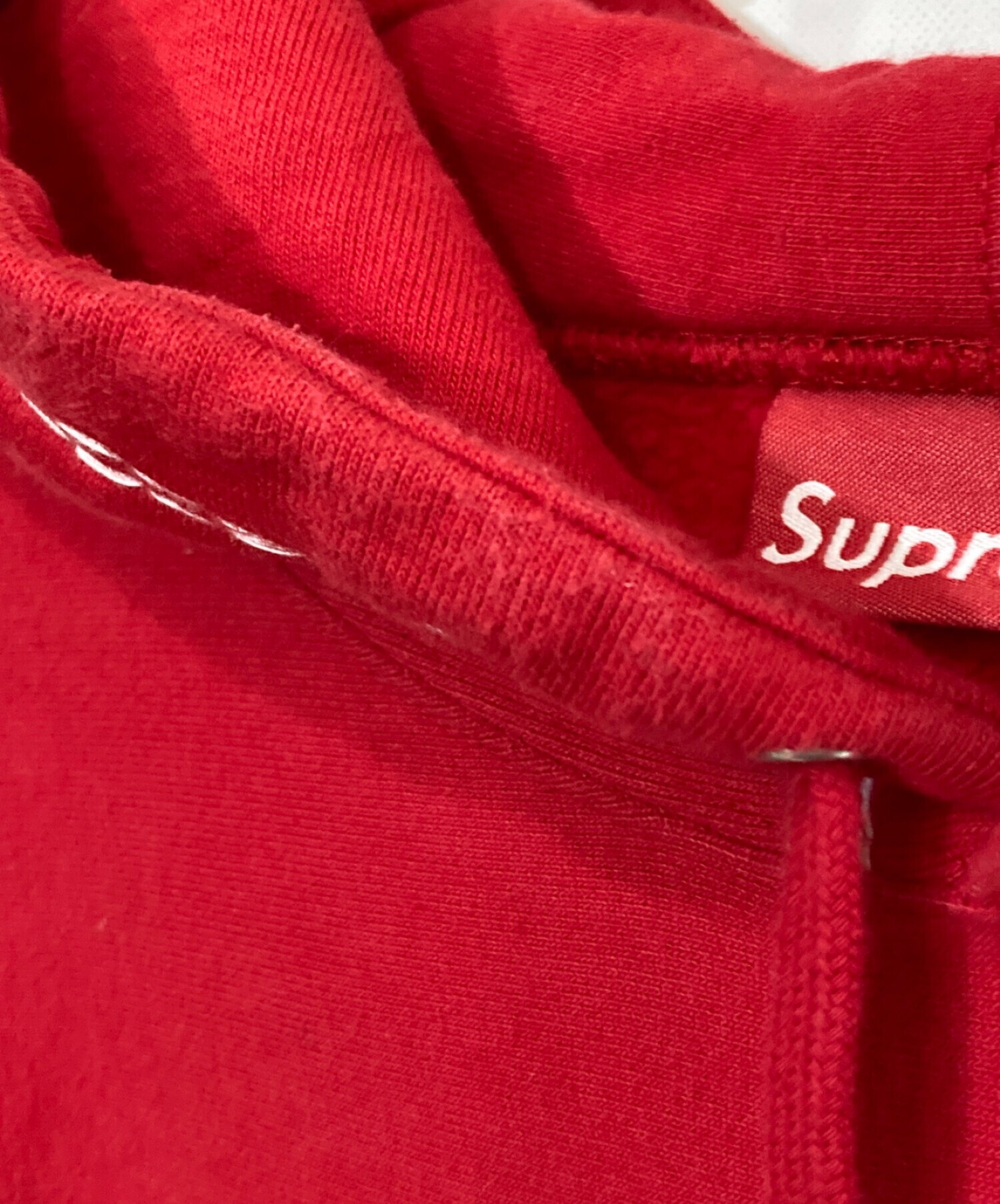 SUPREME (シュプリーム) プルオーバーパーカー レッド サイズ:XL