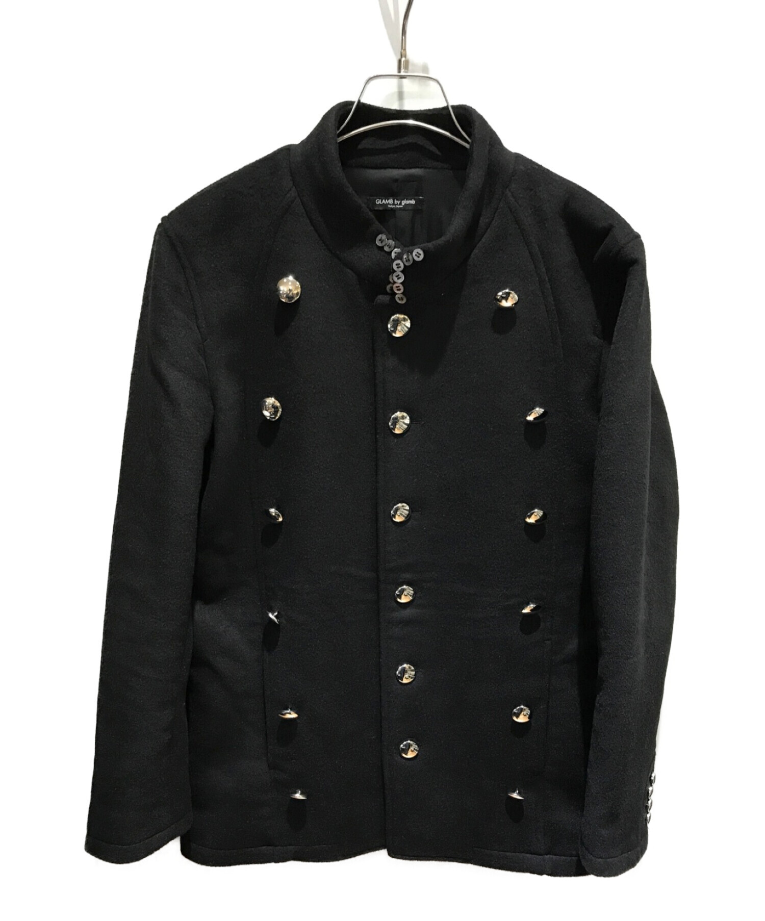 中古・古着通販】glamb (グラム) Slim Melton Napoleon Peacoat