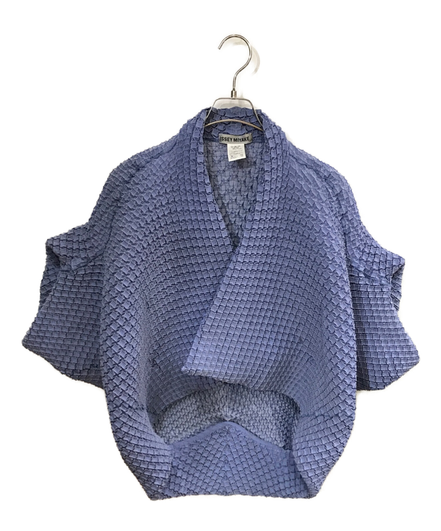 ISSEY MIYAKE (イッセイミヤケ) 3Dジャケット ブルー サイズ:2