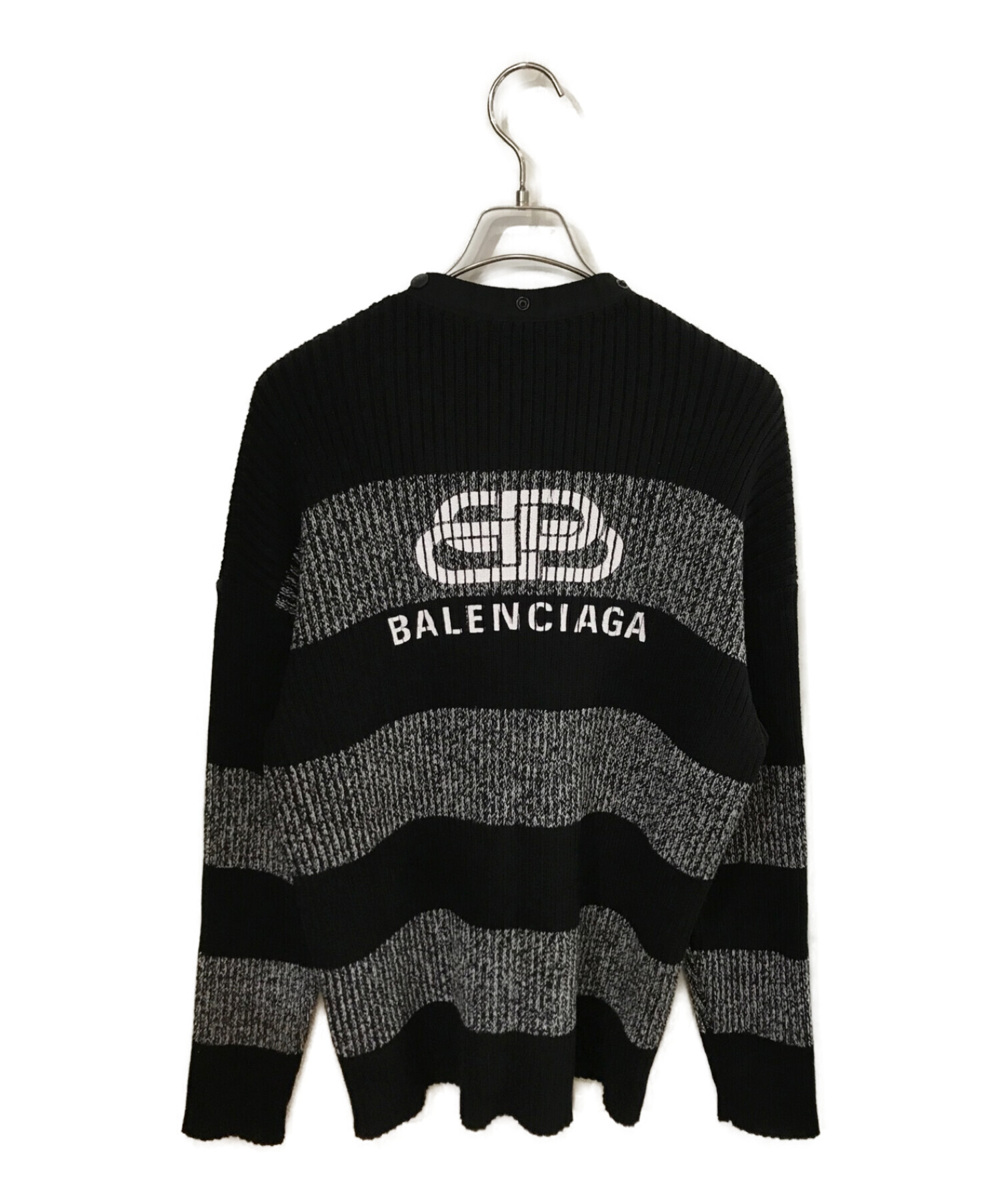 中古・古着通販】BALENCIAGA (バレンシアガ) ボーダースナップ