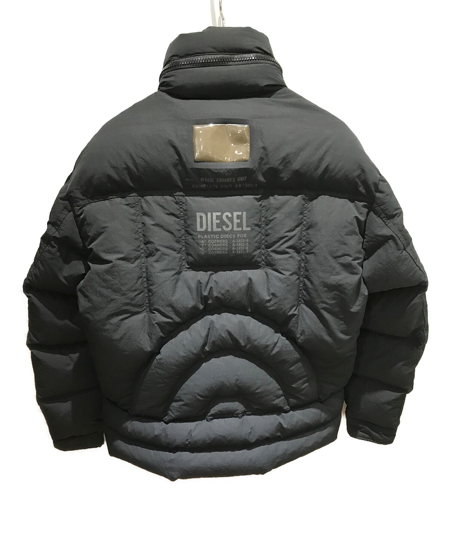 中古・古着通販】DIESEL (ディーゼル) ダウンジャケット ブラック ...