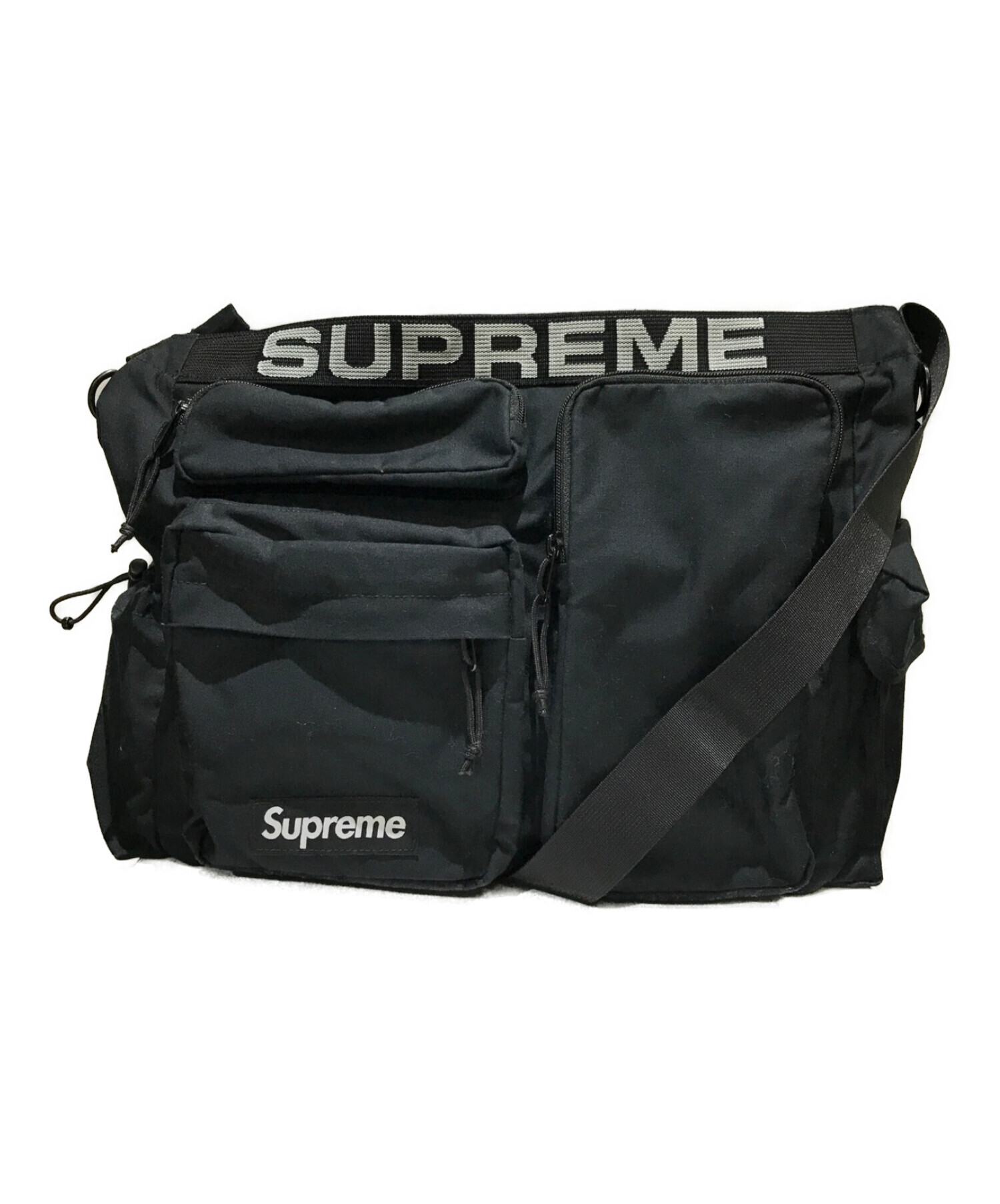 Supreme waist best sale bag ss17 black