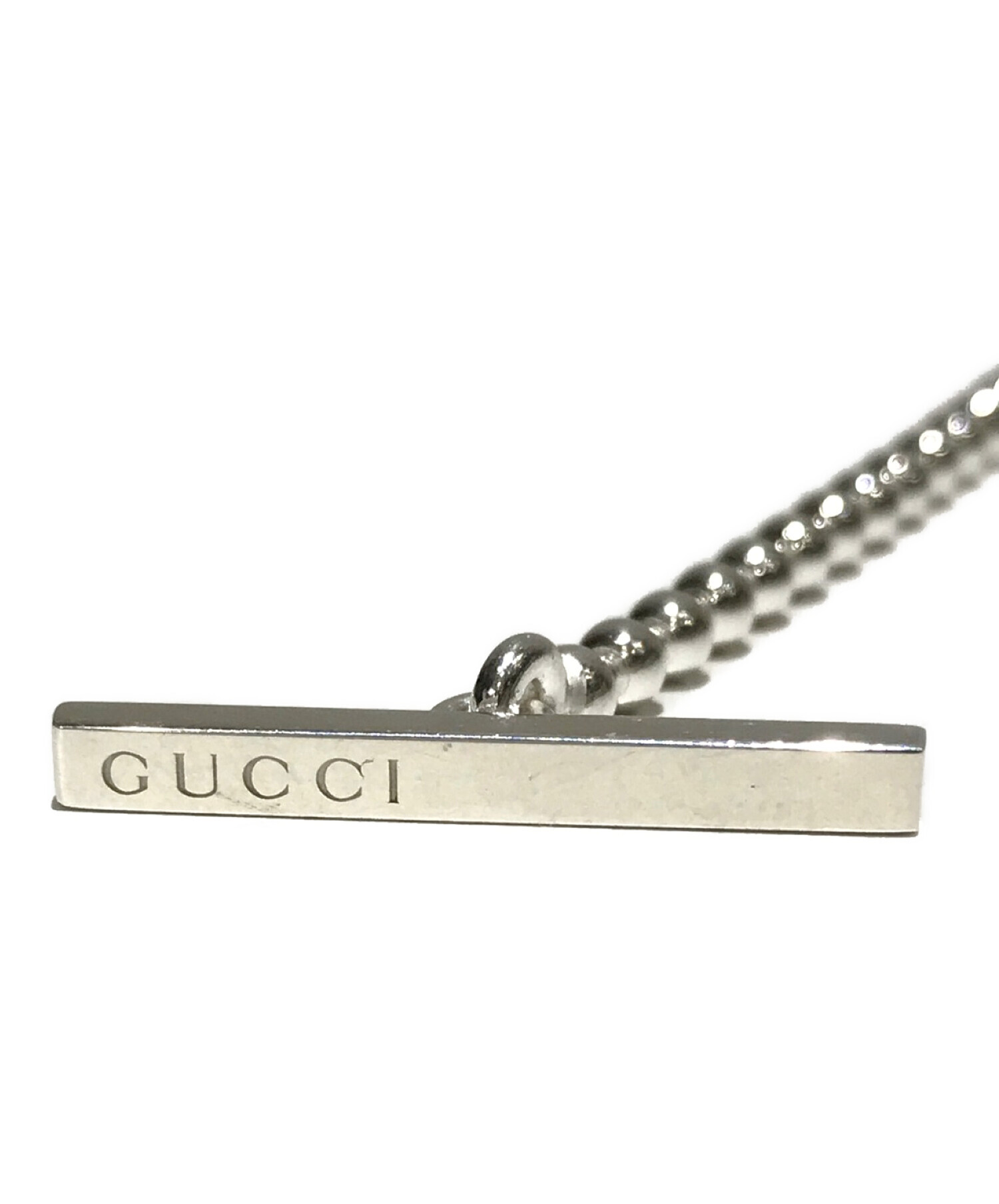 中古・古着通販】GUCCI (グッチ) GGロゴネックレス｜ブランド・古着