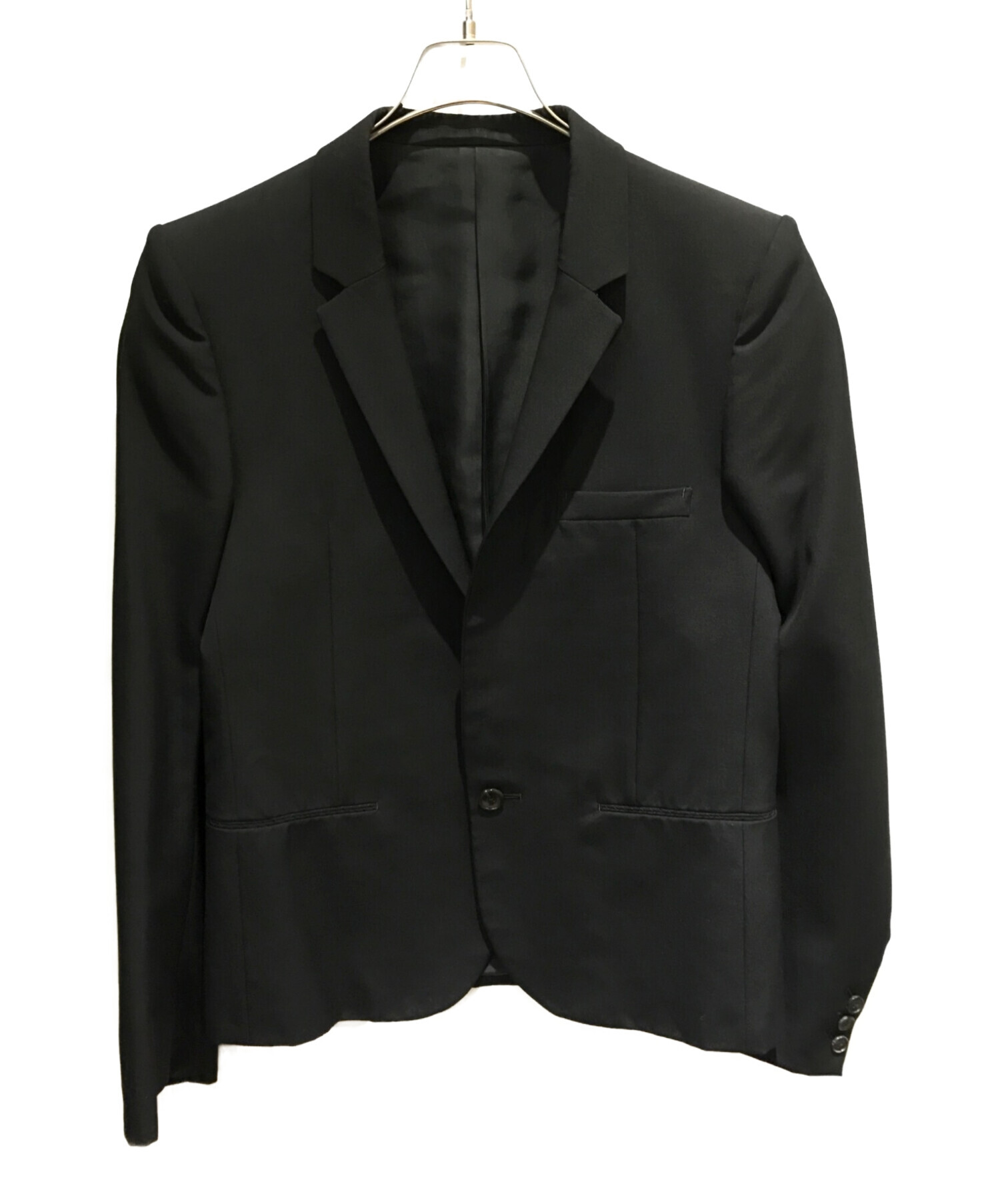 NUMBER (N)INE (ナンバーナイン) TAKAHIRO MIYASHITA (タカヒロ ミヤシタ) テーラードジャケット ブラック  サイズ:size 3