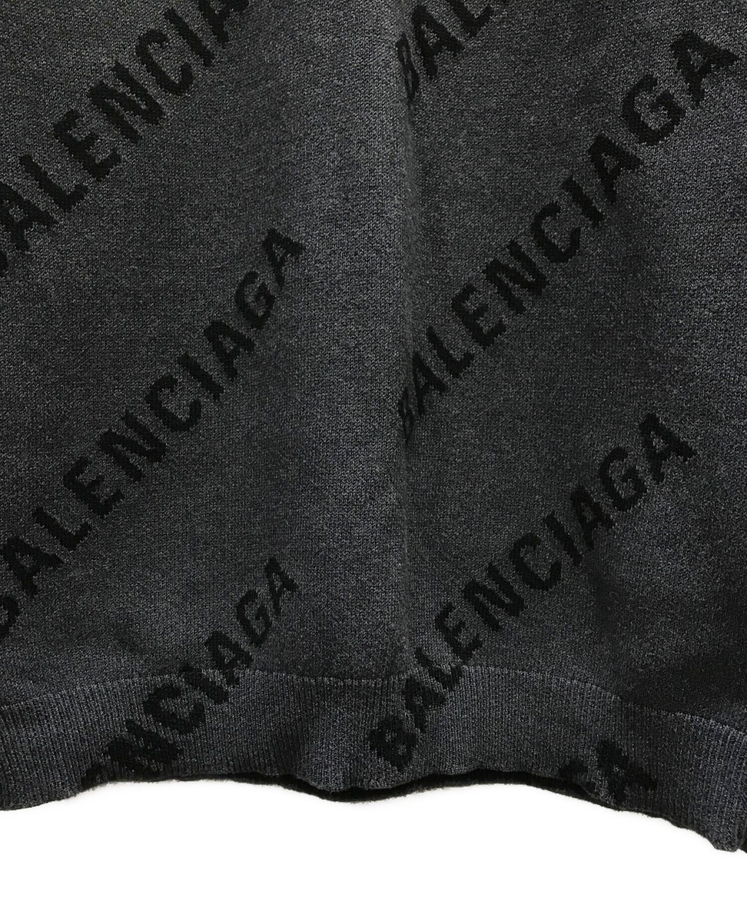 中古・古着通販】BALENCIAGA (バレンシアガ) ロゴクルーネックニット