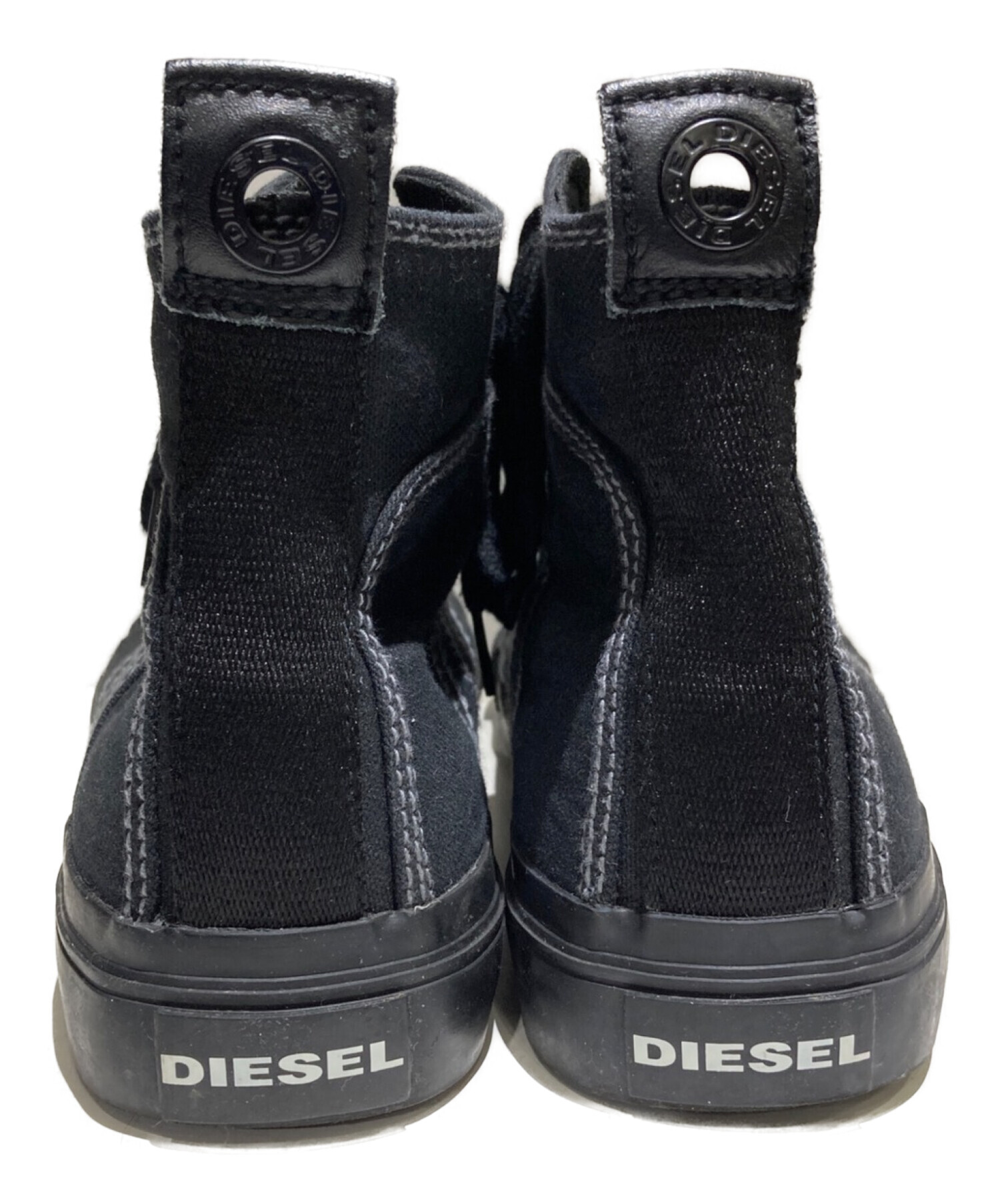 DIESEL (ディーゼル) ハイカットスニーカー ブラック サイズ:28cm