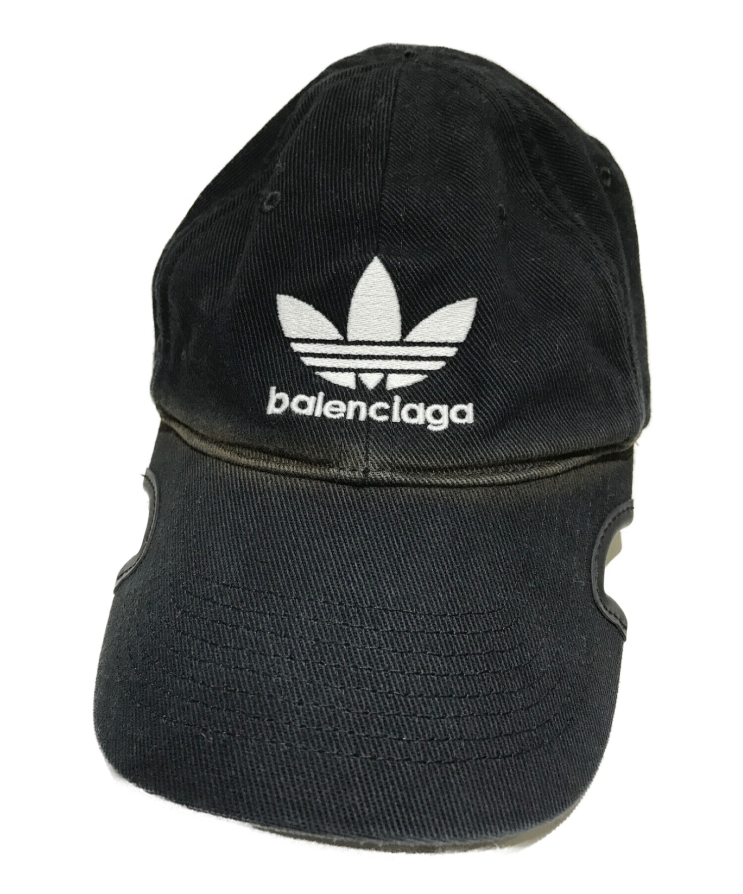 中古・古着通販】BALENCIAGA (バレンシアガ) adidas (アディダス) カットアウトベースボールキャップ ブラック  サイズ:L｜ブランド・古着通販 トレファク公式【TREFAC FASHION】スマホサイト