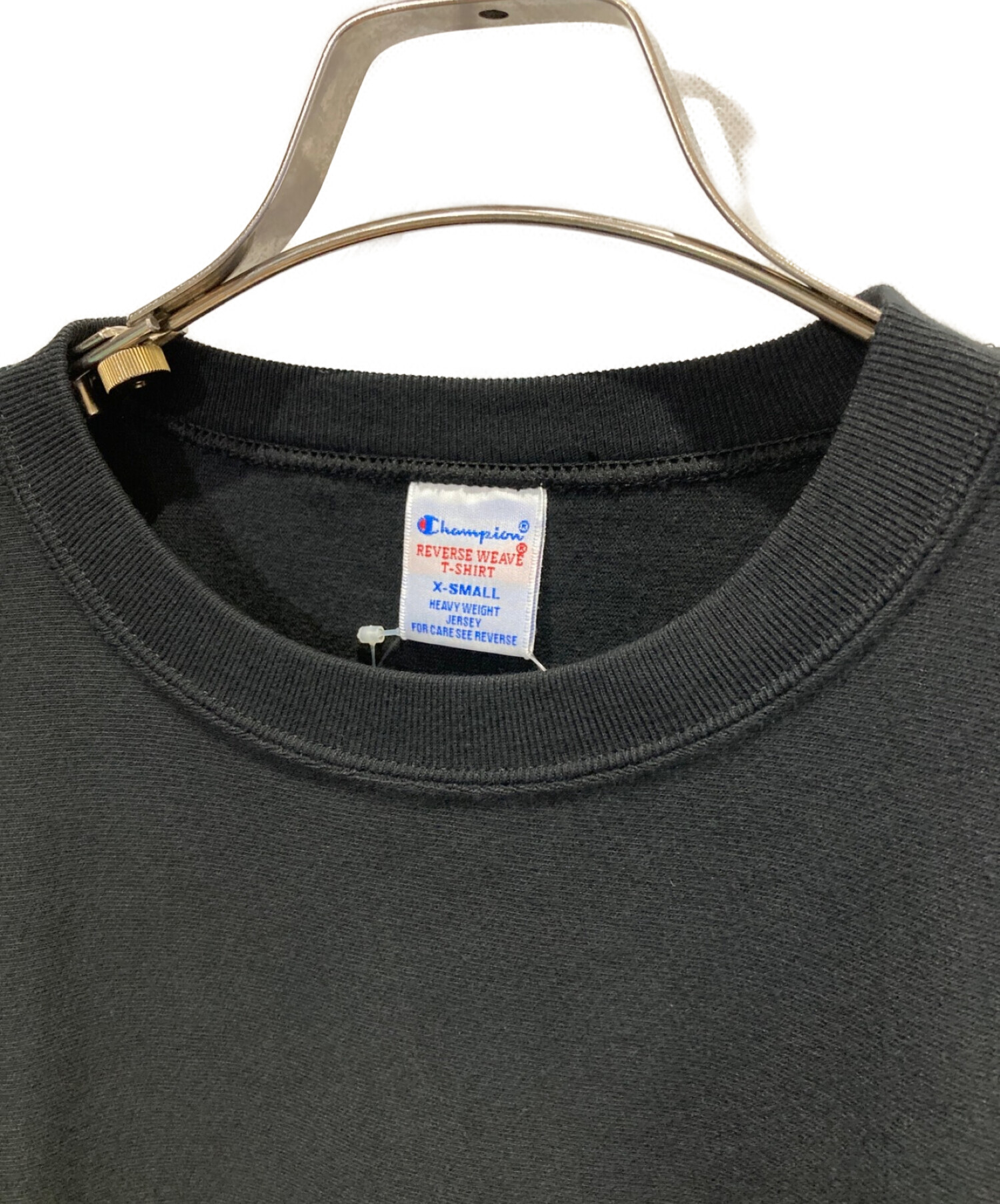 Champion REVERSE WEAVE (チャンピオンリバースウィーブ) BEAMS BOY (ビームスボーイ) 別注 リバースウィーブ(R)  クルー カットソー ブラック サイズ:XS 未使用品