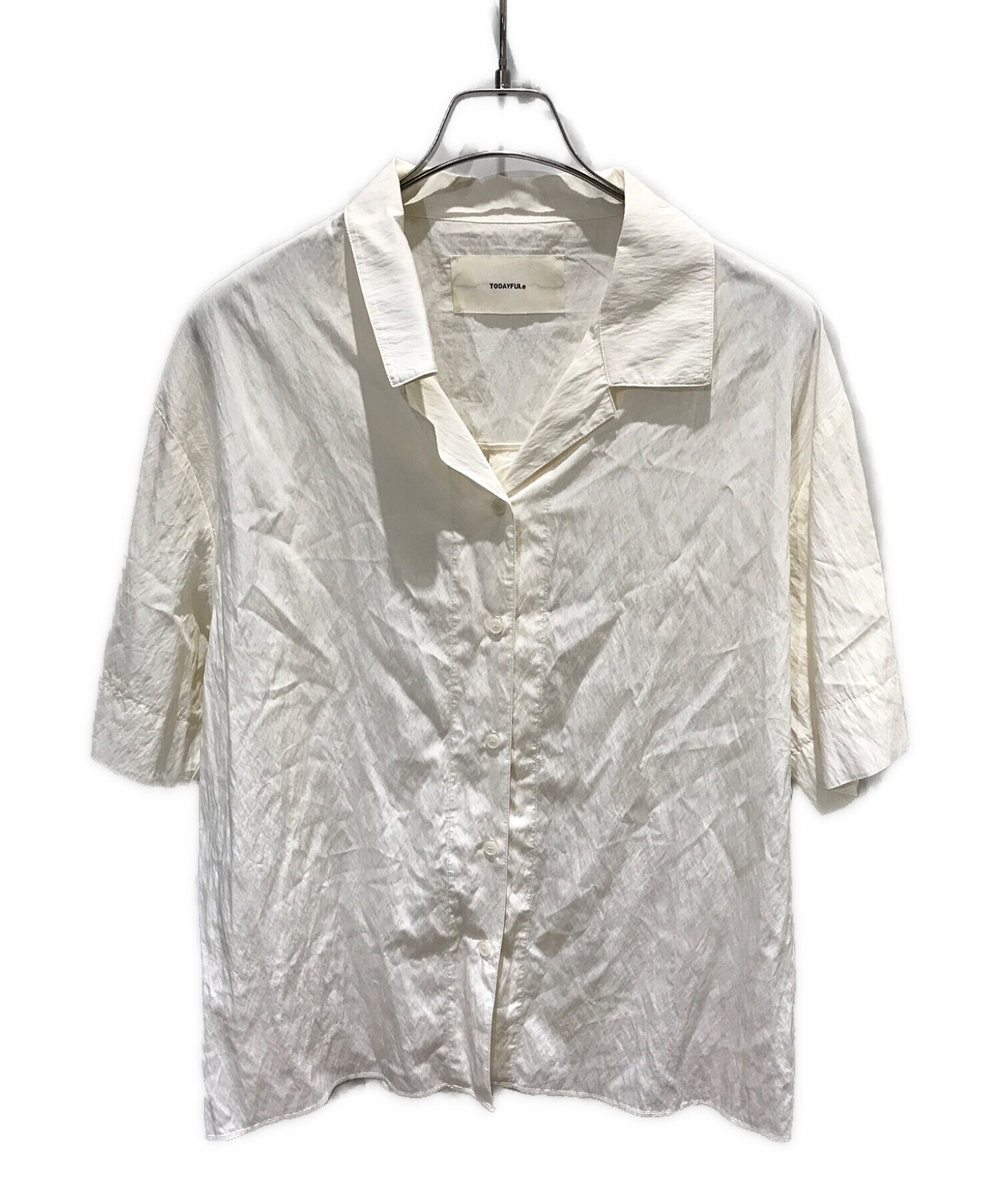 中古・古着通販】TODAYFUL (トゥデイフル) Halfsleeve Crape Shirts