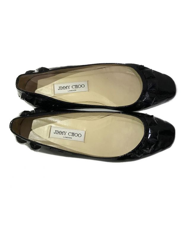 中古・古着通販】JIMMY CHOO (ジミーチュウ) フラットパンプス