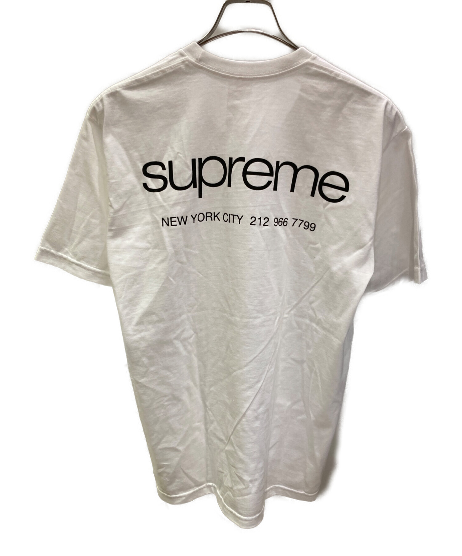 中古・古着通販】SUPREME (シュプリーム) ロゴTシャツ ホワイト サイズ