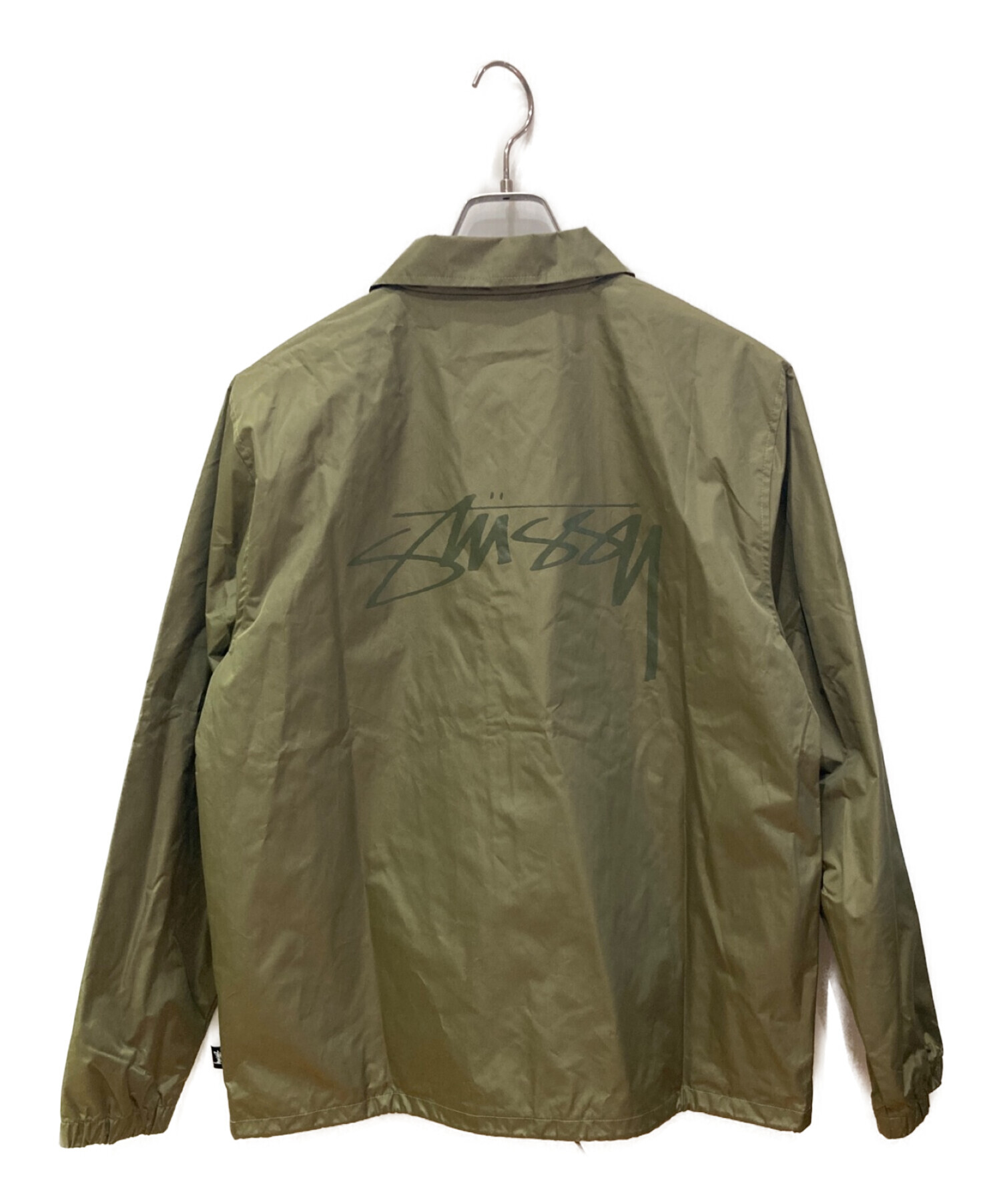 stussy (ステューシー) コーチジャケット オリーブ サイズ:S