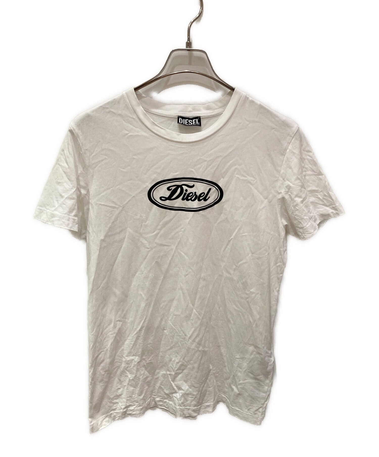 中古・古着通販】DIESEL (ディーゼル) プリントTシャツ ホワイト 