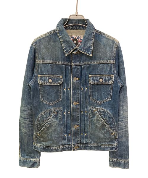 中古・古着通販】Hysteric Glamour (ヒステリックグラマー) バック刺繍デニムジャケット インディゴ サイズ:M｜ブランド・古着通販  トレファク公式【TREFAC FASHION】スマホサイト