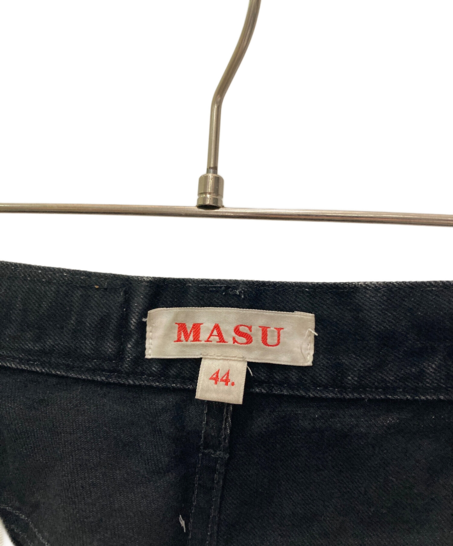 中古・古着通販】masu (エムエーエスユー) ブーツカットデニムパンツ ブラック サイズ:44｜ブランド・古着通販 トレファク公式【TREFAC  FASHION】スマホサイト