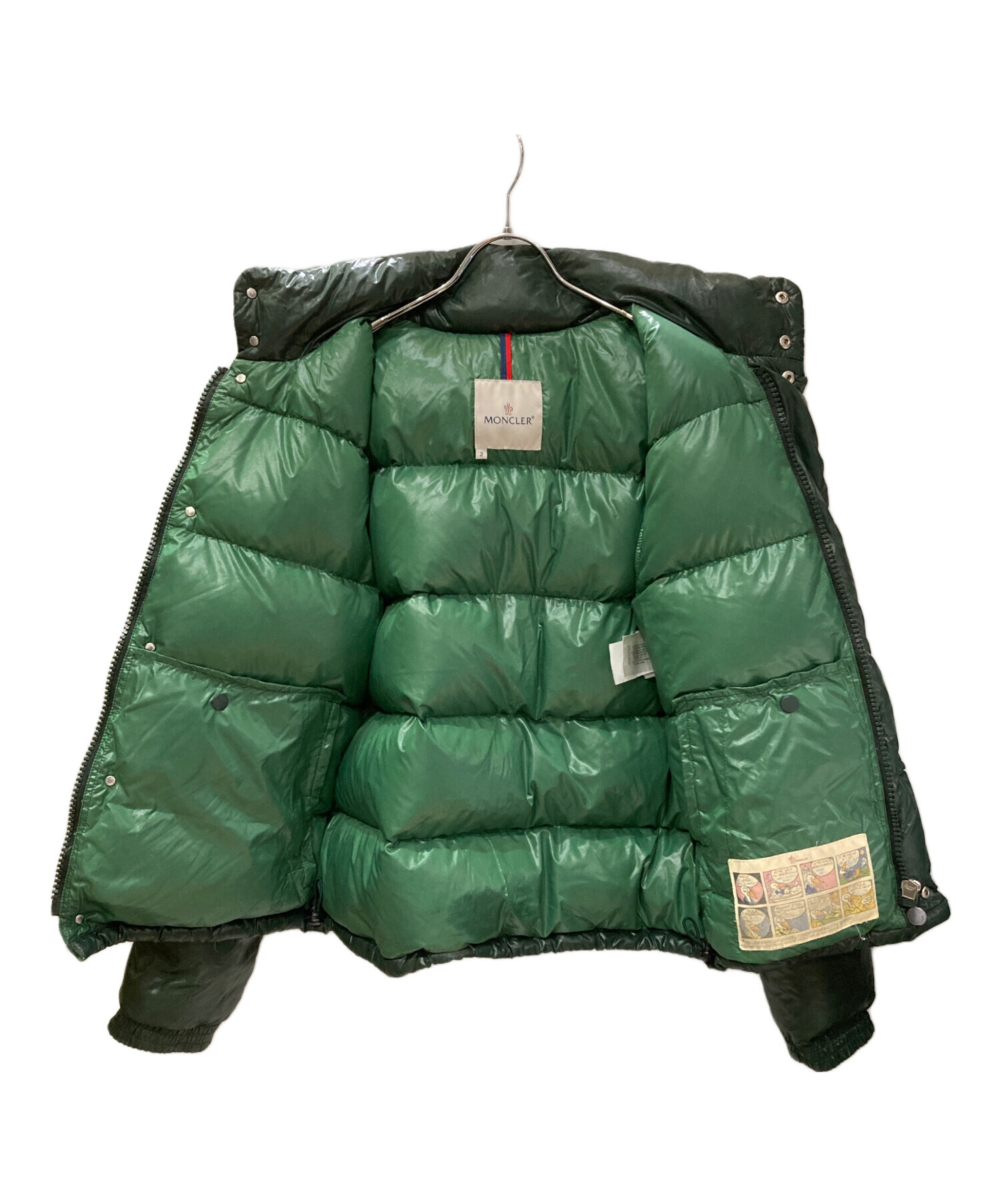 中古・古着通販】MONCLER (モンクレール) ダウンジャケット グリーン サイズ:2｜ブランド・古着通販 トレファク公式【TREFAC  FASHION】スマホサイト