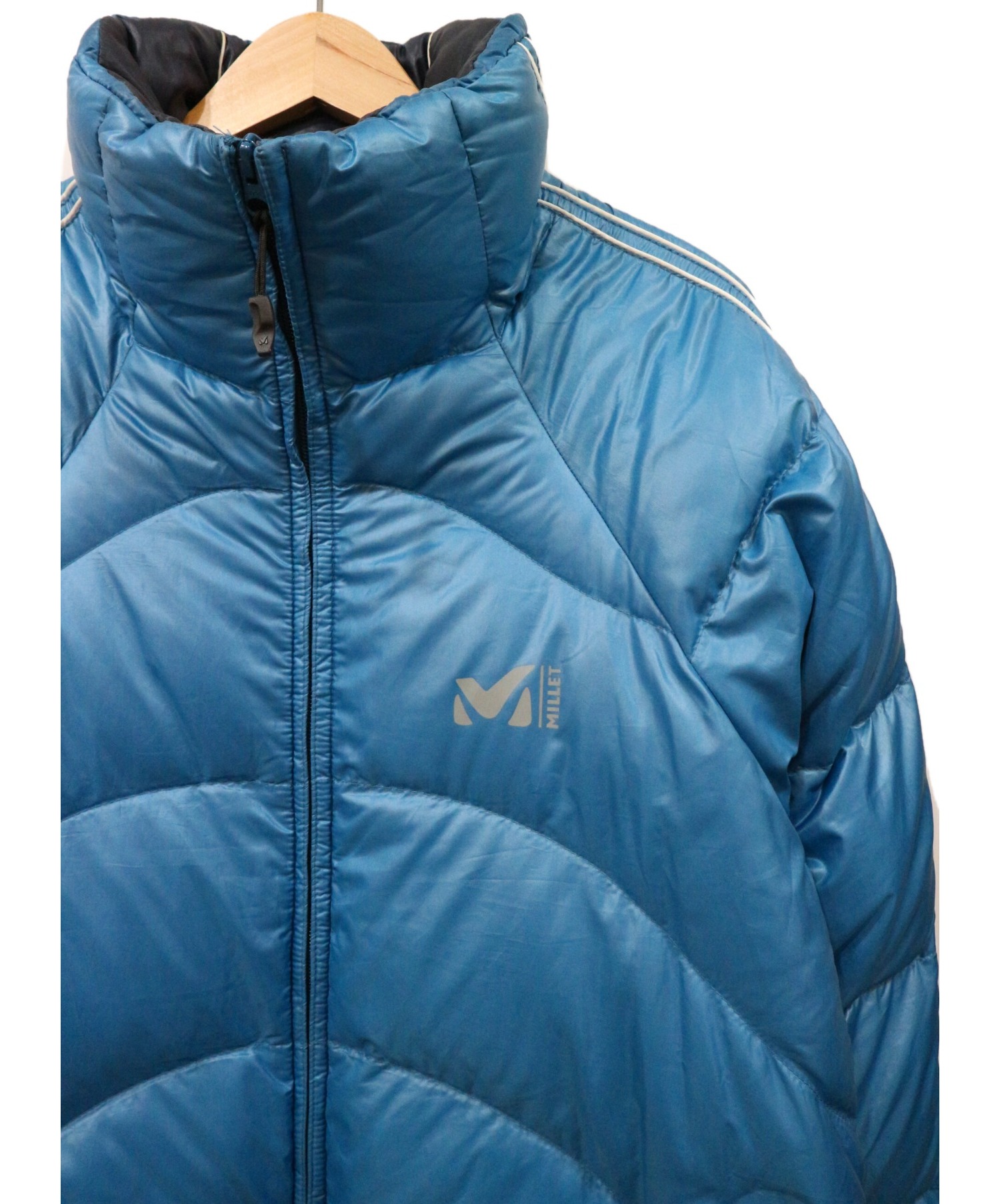 中古・古着通販】MILLET (ミレー) ISLAND PEAK DOWN JACKET ブルー