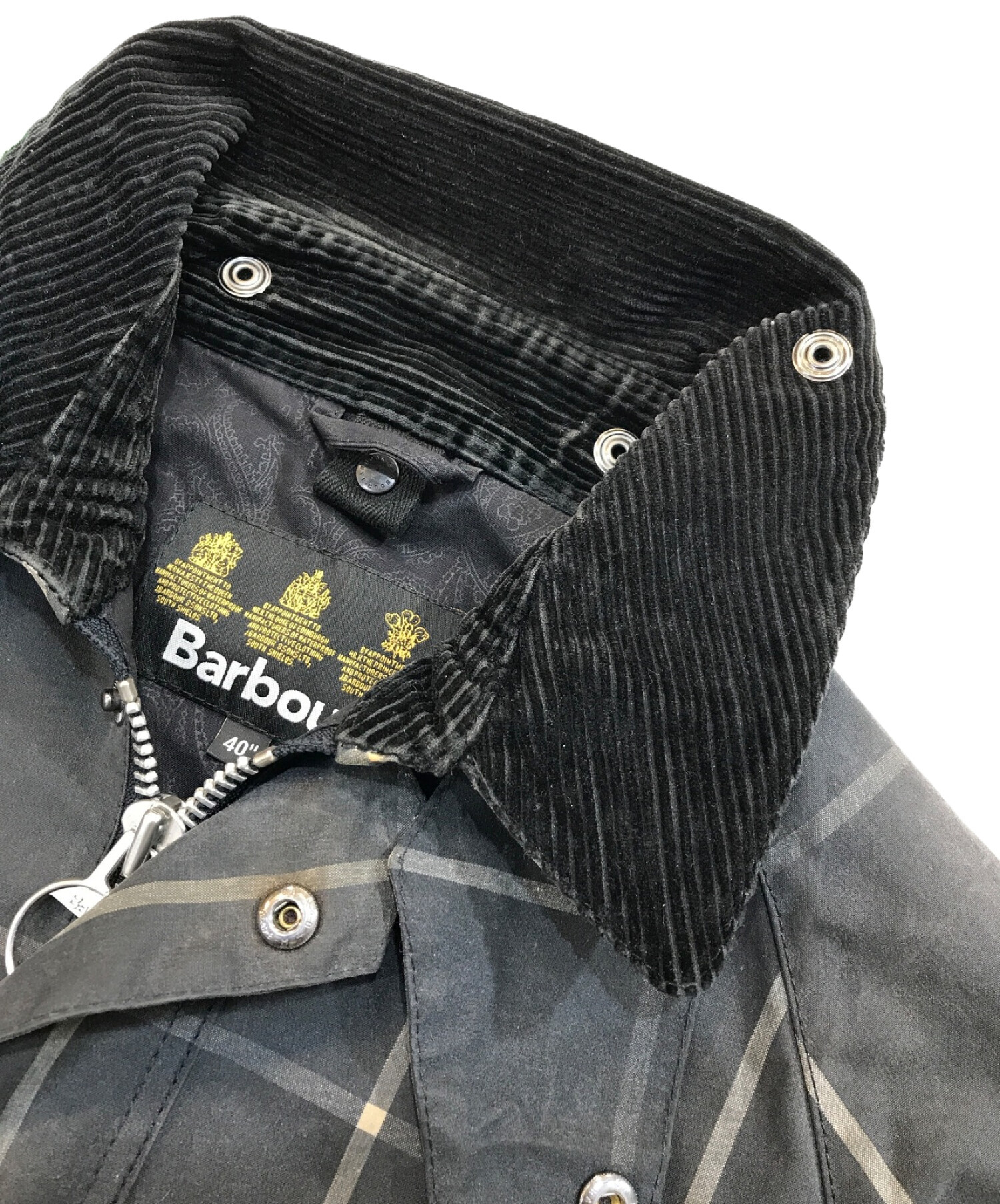 Barbour (バブアー) オイルドジャケット グレー サイズ:40