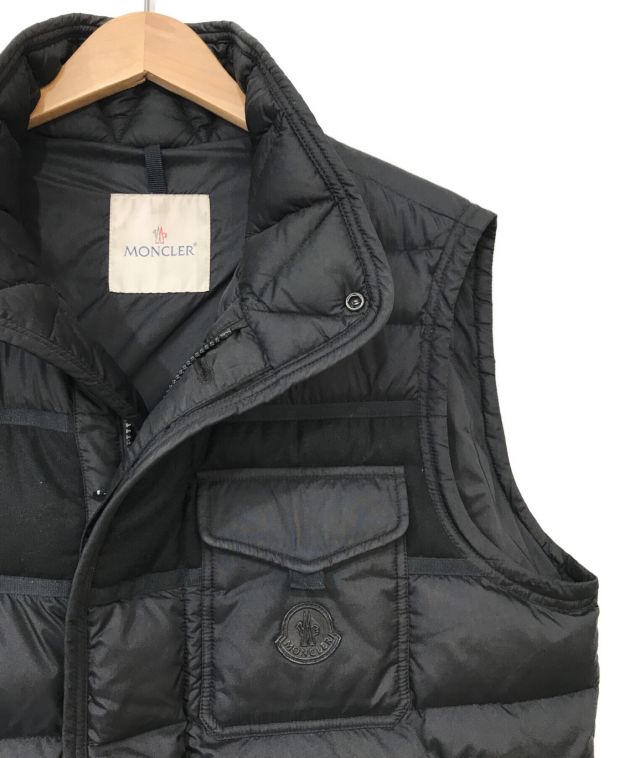 中古・古着通販】MONCLER (モンクレール) ダウンベスト ブラック サイズ:4｜ブランド・古着通販 トレファク公式【TREFAC  FASHION】スマホサイト