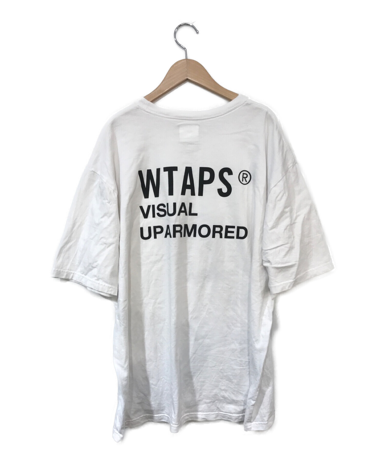 WTAPS (ダブルタップス) ビッグプリントTシャツ ホワイト×マルチカラー サイズ:5