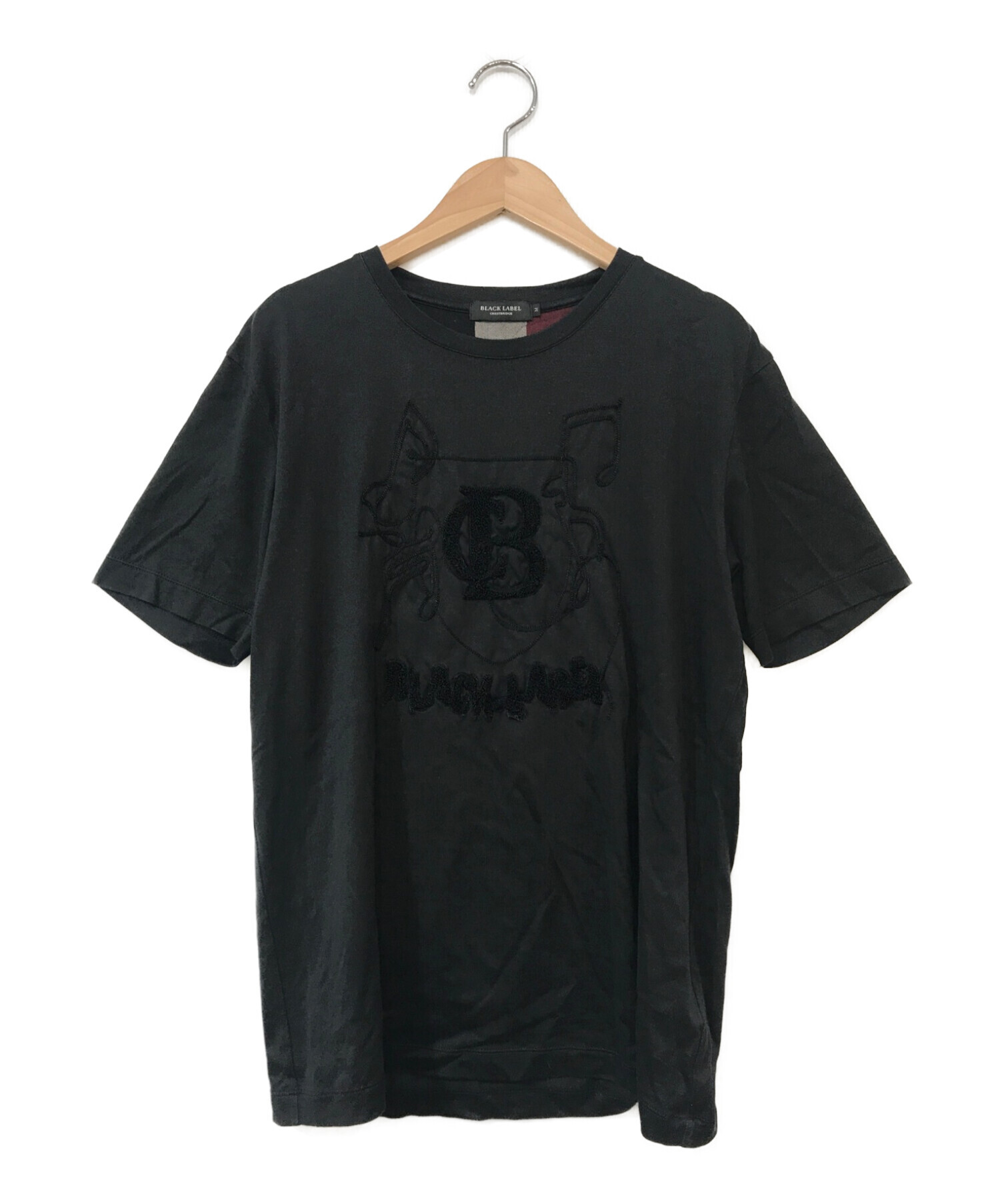 コピー新品 LL ブラックレーベル・クレストブリッジ Tシャツ Tシャツ/カットソー(半袖/袖なし)