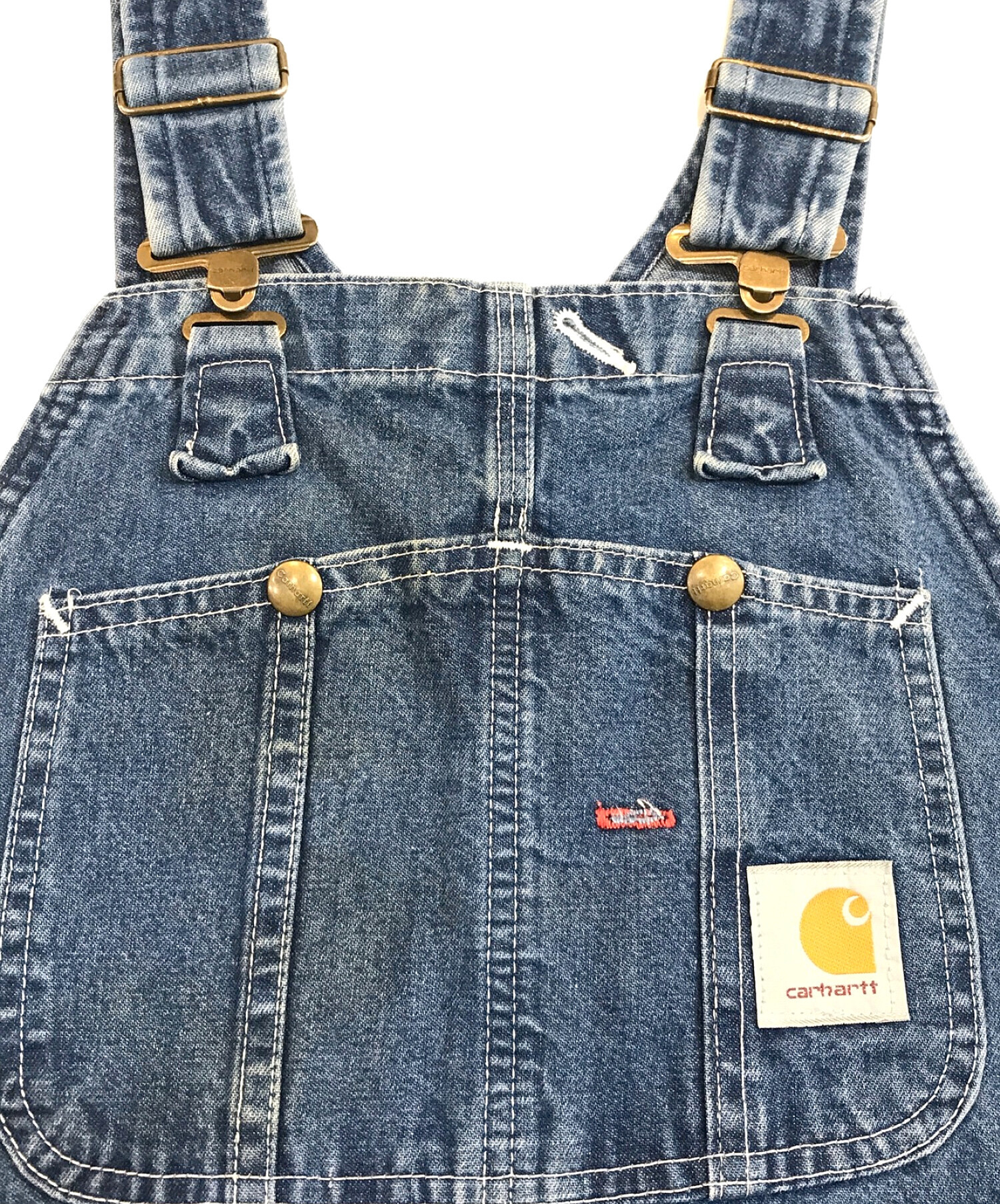 中古・古着通販】CarHartt (カーハート) Washed Denim Bib Overall