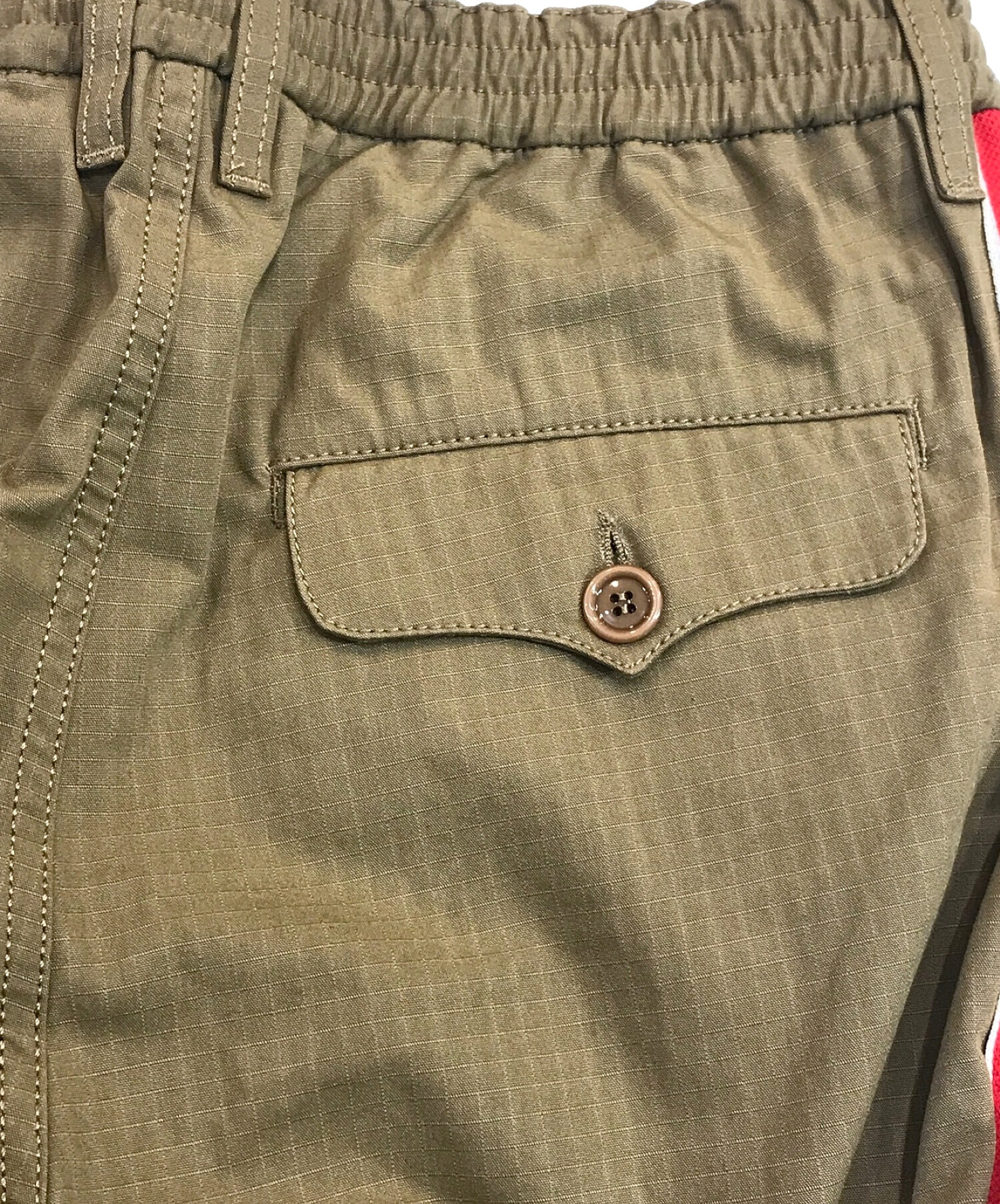 GUCCI (グッチ) Ripstop Track Trousers カーキ サイズ:44