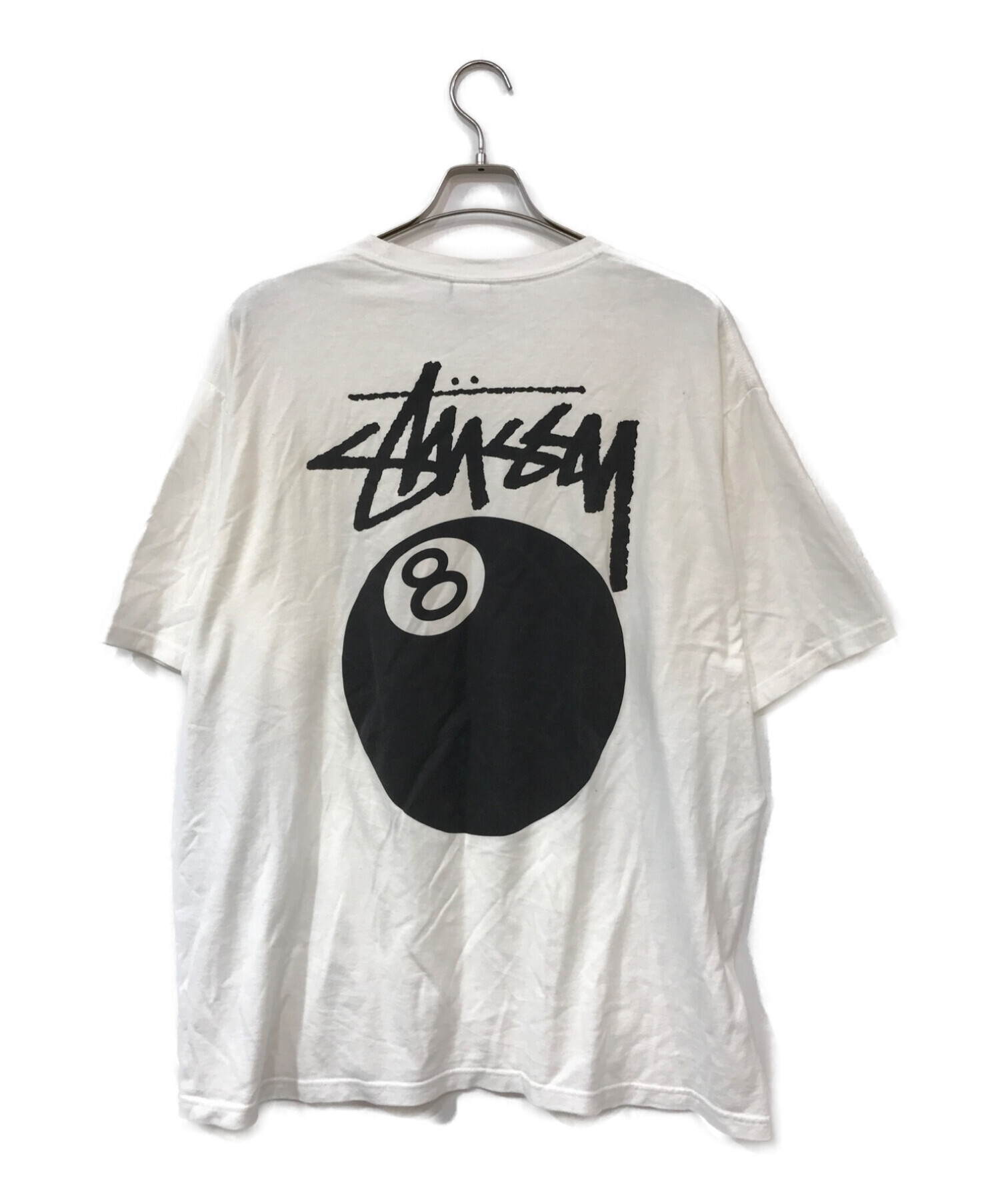 stussy (ステューシー) 8ボールプリントTシャツ ホワイト サイズ:XL