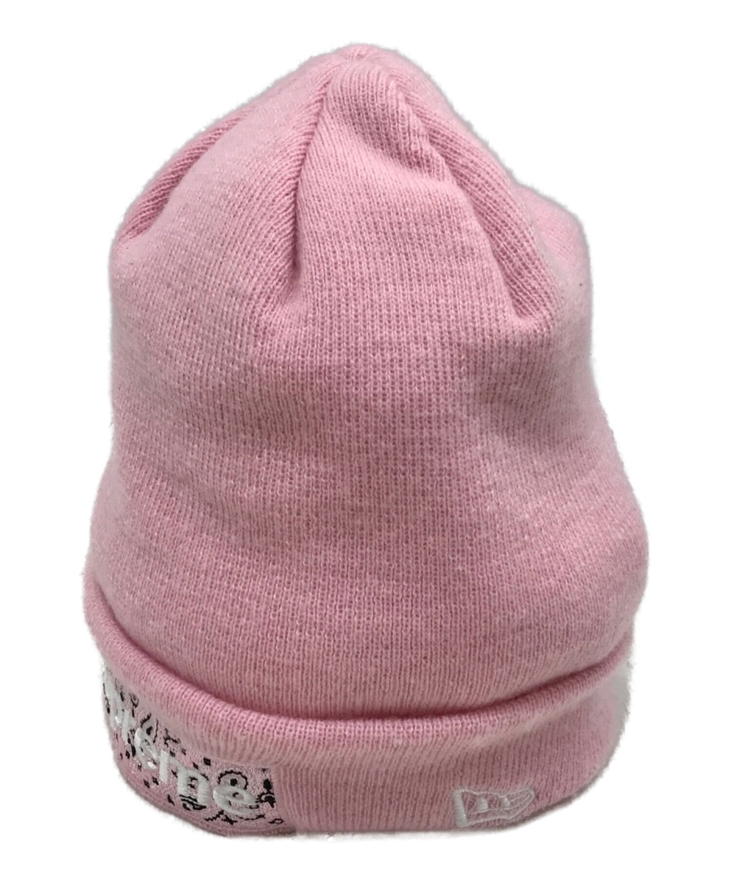 SUPREME×NEWERA (シュプリーム × ニューエラ) コラボニット帽 ピンク サイズ:記載なし