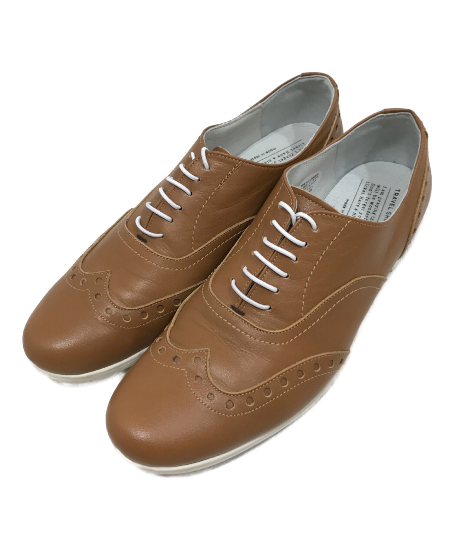 chausser (ショセ) TRAVEL SHOES ベージュ サイズ:37(23.5㎝程度)