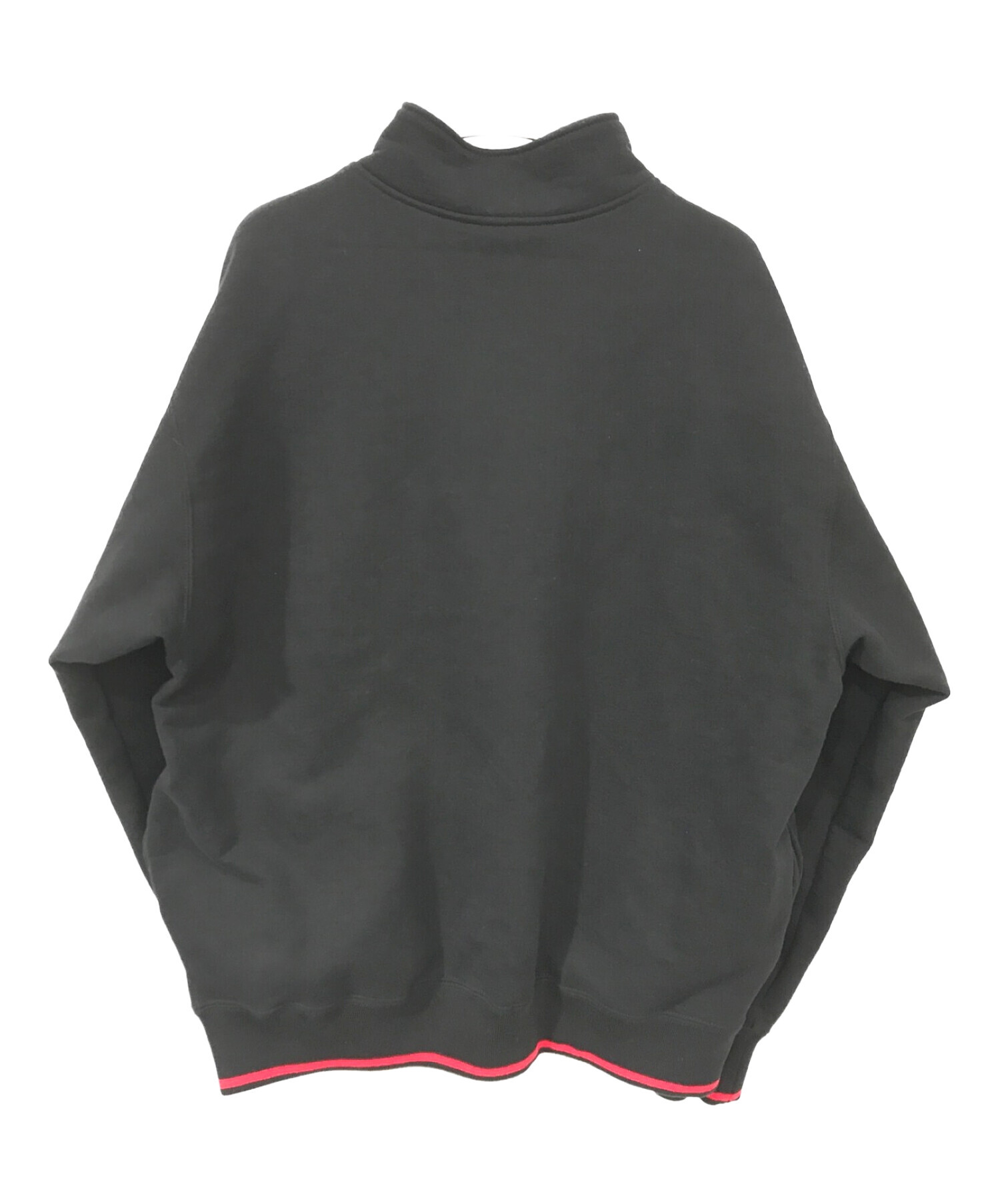 SUPREME (シュプリーム) Milano Half Zip Pullover ブラック×グリーン サイズ:M