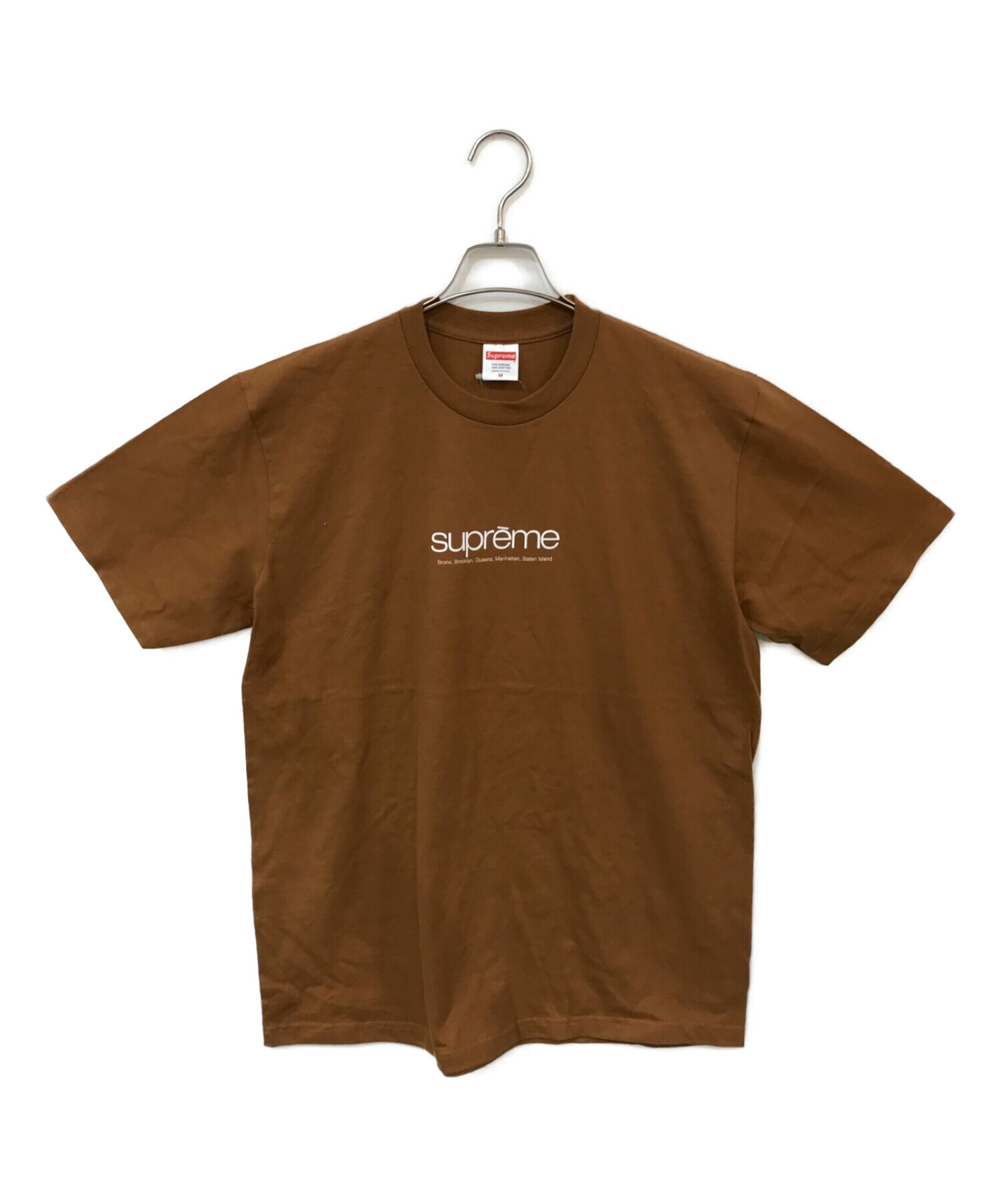 Supreme (シュプリーム) FIVE BOROUGHS TEE ブラウン サイズ:M