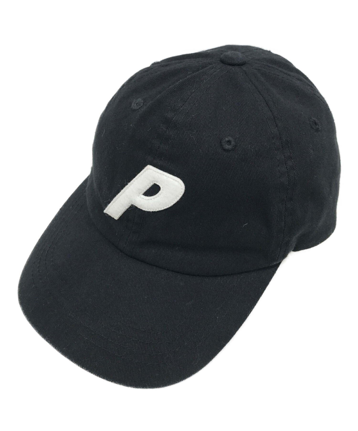 標準保証 PALACE キャップ P LOGO 6-PANEL ブラック - 帽子