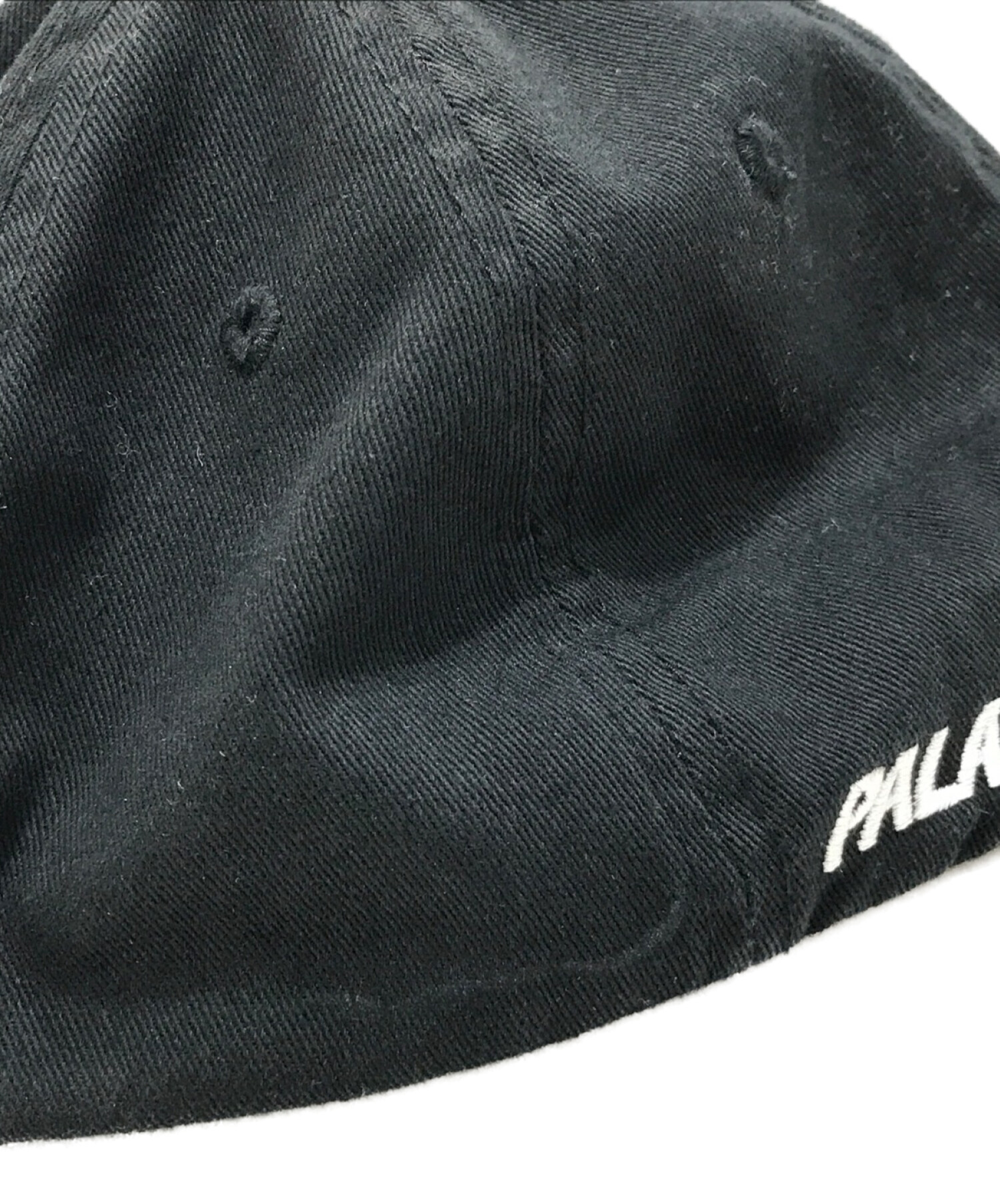 PALACE (パレス) Pロゴキャップ ブラック×ホワイト