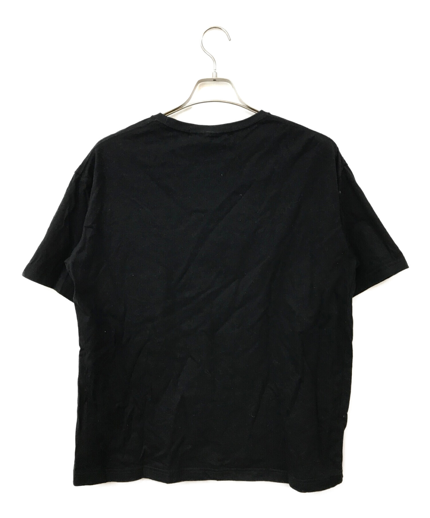 GROUND Y (グラウンドワイ) 5.6oz cotton Jersey Painted Big T-Shirt ブラック サイズ:2(M相当)