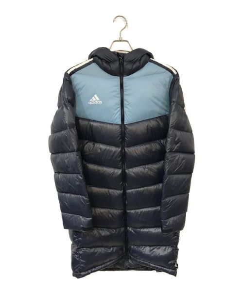 中古・古着通販】adidas (アディダス) フーデッドロングダウンコート