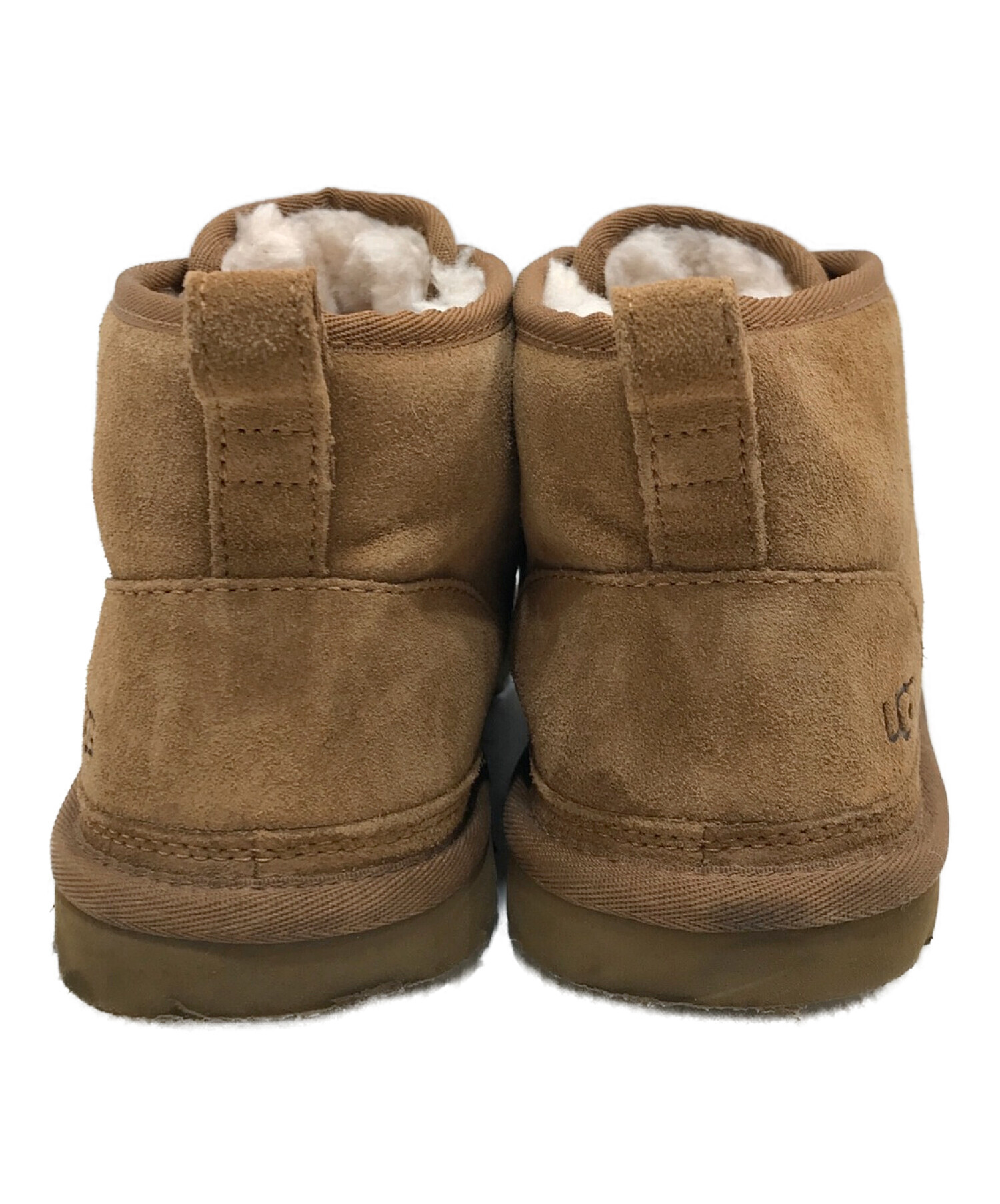 中古・古着通販】UGG (アグ) スウェードレースアップブーツ ブラウン