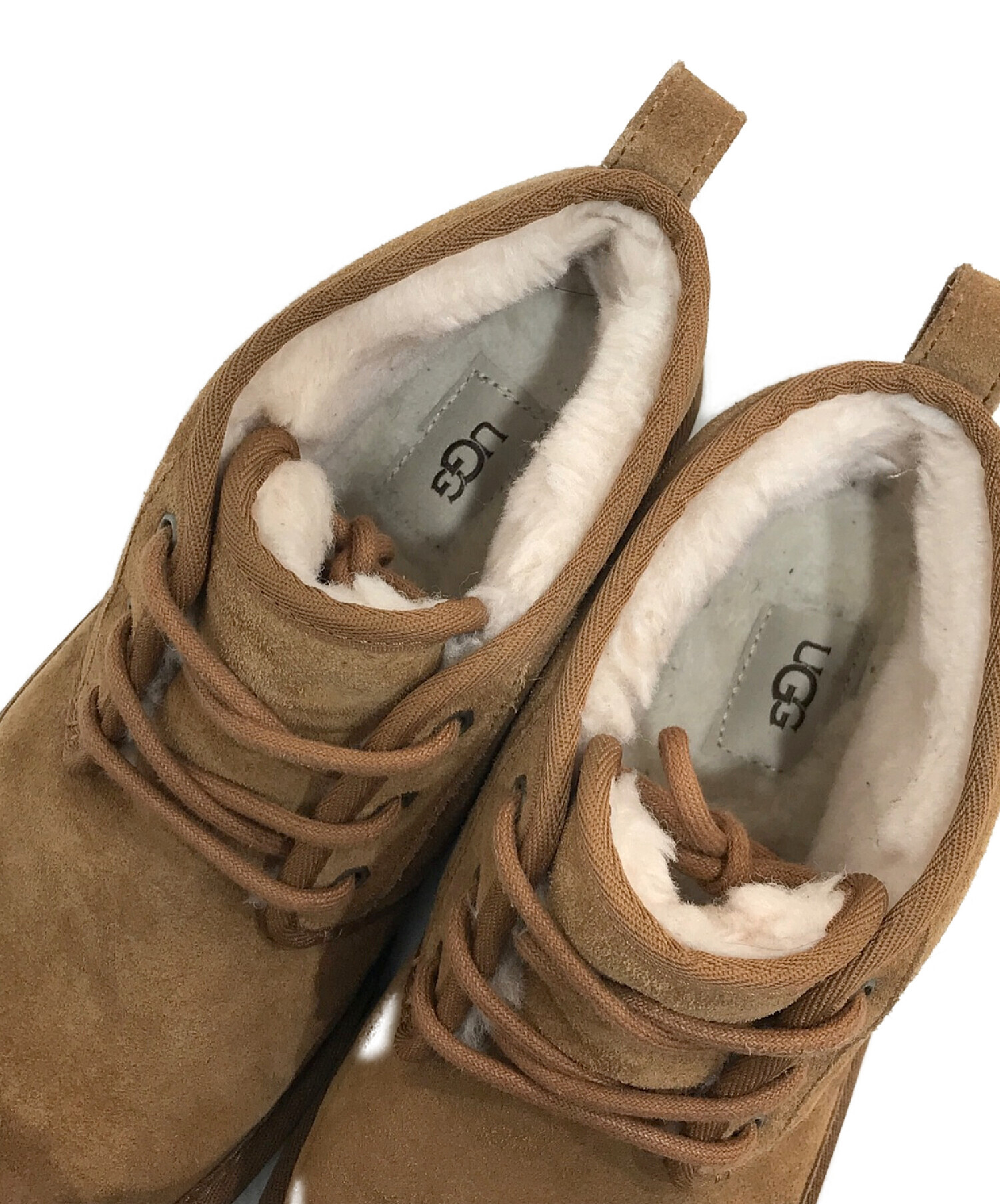 UGG (アグ) スウェードレースアップブーツ ブラウン サイズ:SIZE27cm