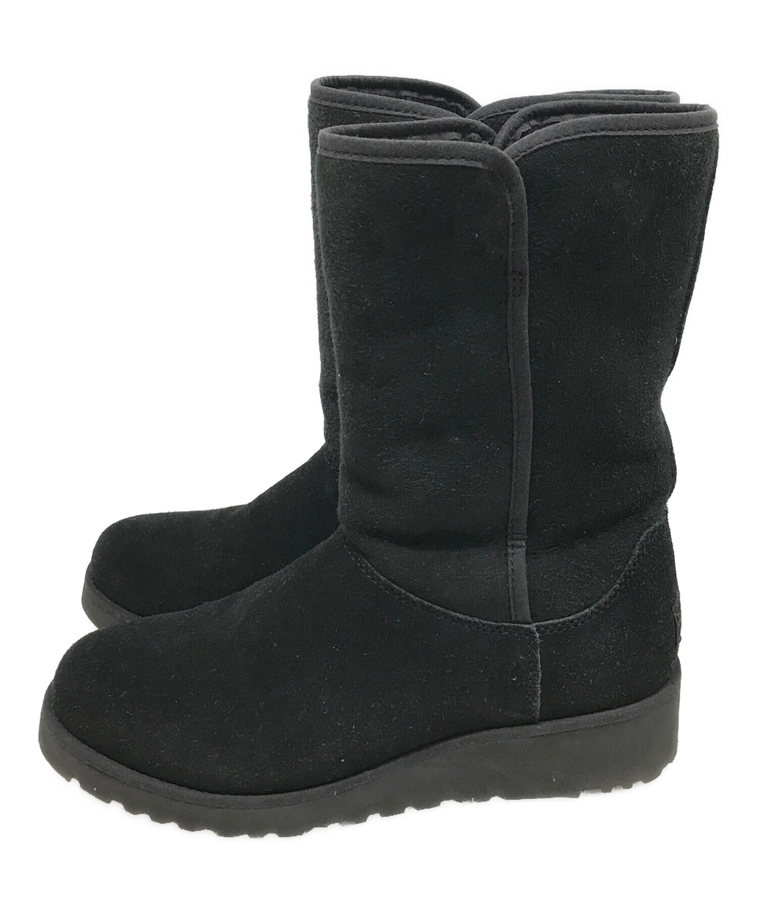 中古・古着通販】UGG (アグ) ムートンブーツ ブラック サイズ:24.5