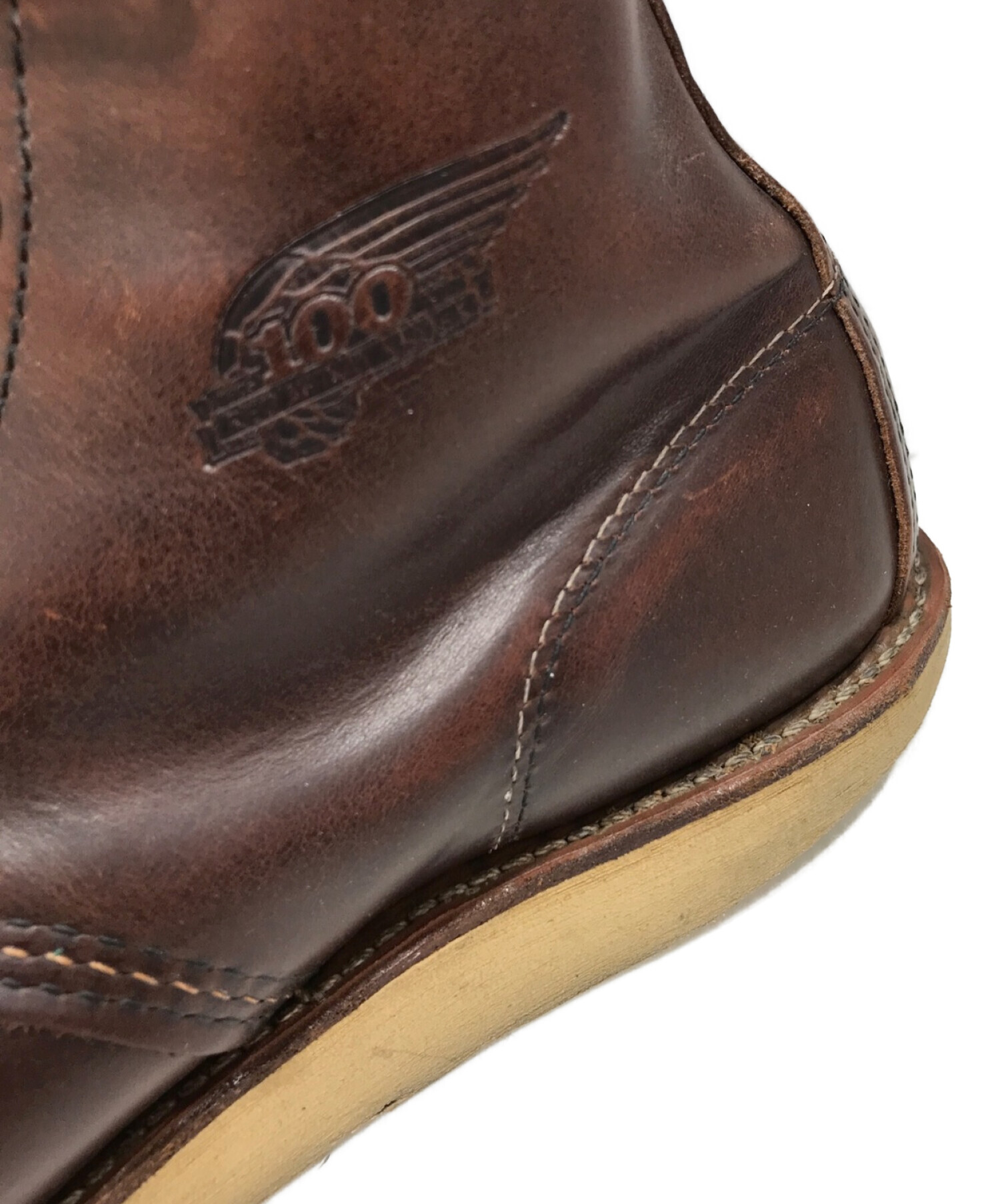 CROCKETTu0026JONES ブーツ 7 1/2(26cm位) 茶x緑 【古着】-